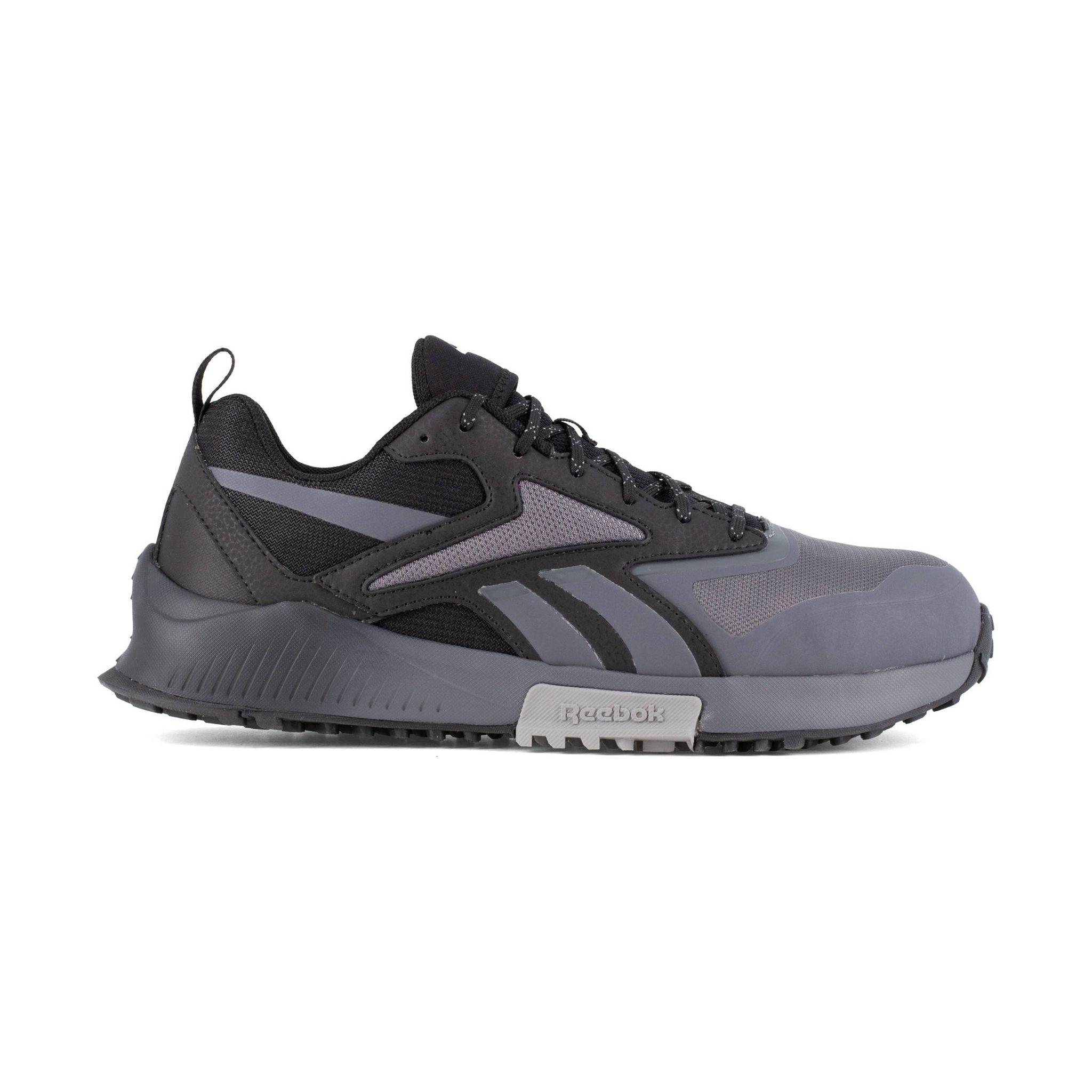 Reebok Work Men's Lavante Trail 2 Running Composite Toe Work Shoes - Grey/Black by Lenny's Shoe & Apparel