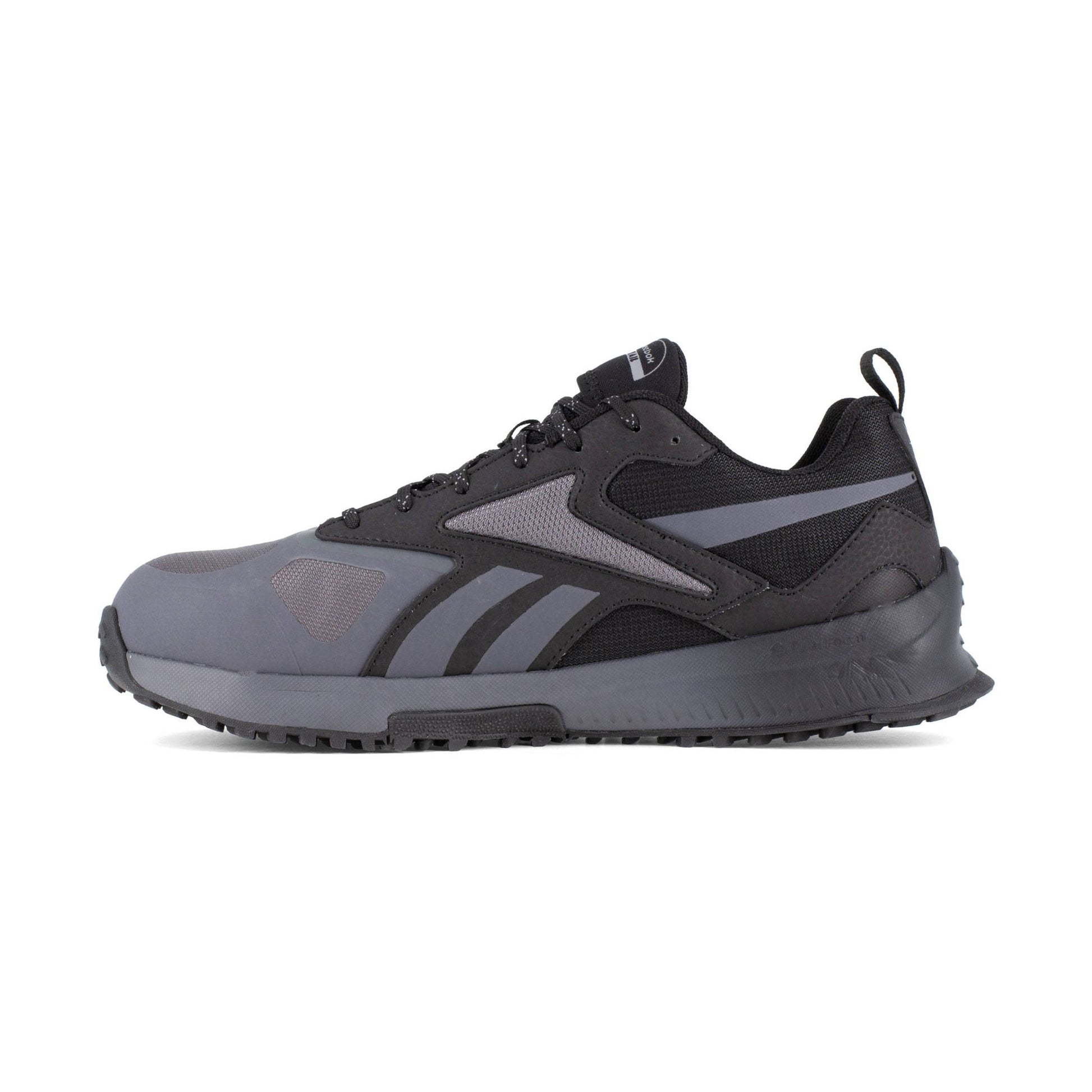 Reebok Work Men's Lavante Trail 2 Running Composite Toe Work Shoes - Grey/Black by Lenny's Shoe & Apparel