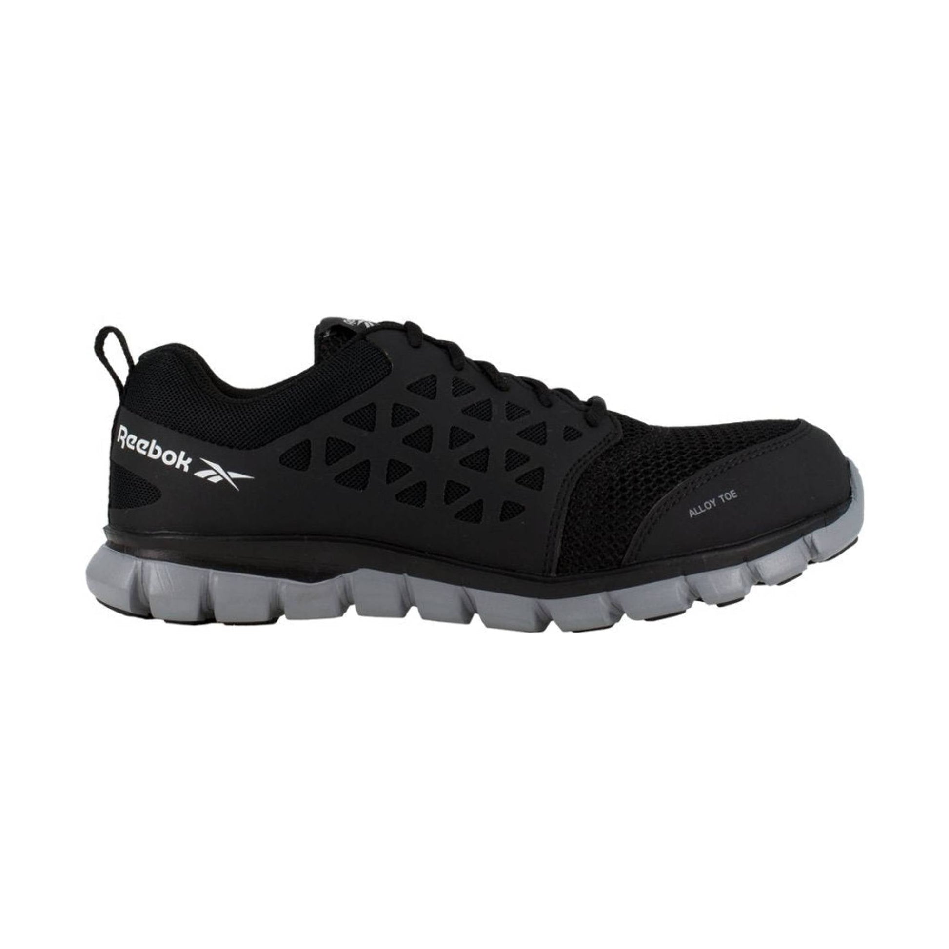 Reebok Work Men's Sublite Cushion Alloy Toe EH Work Shoe - Black by Lenny's Shoe & Apparel