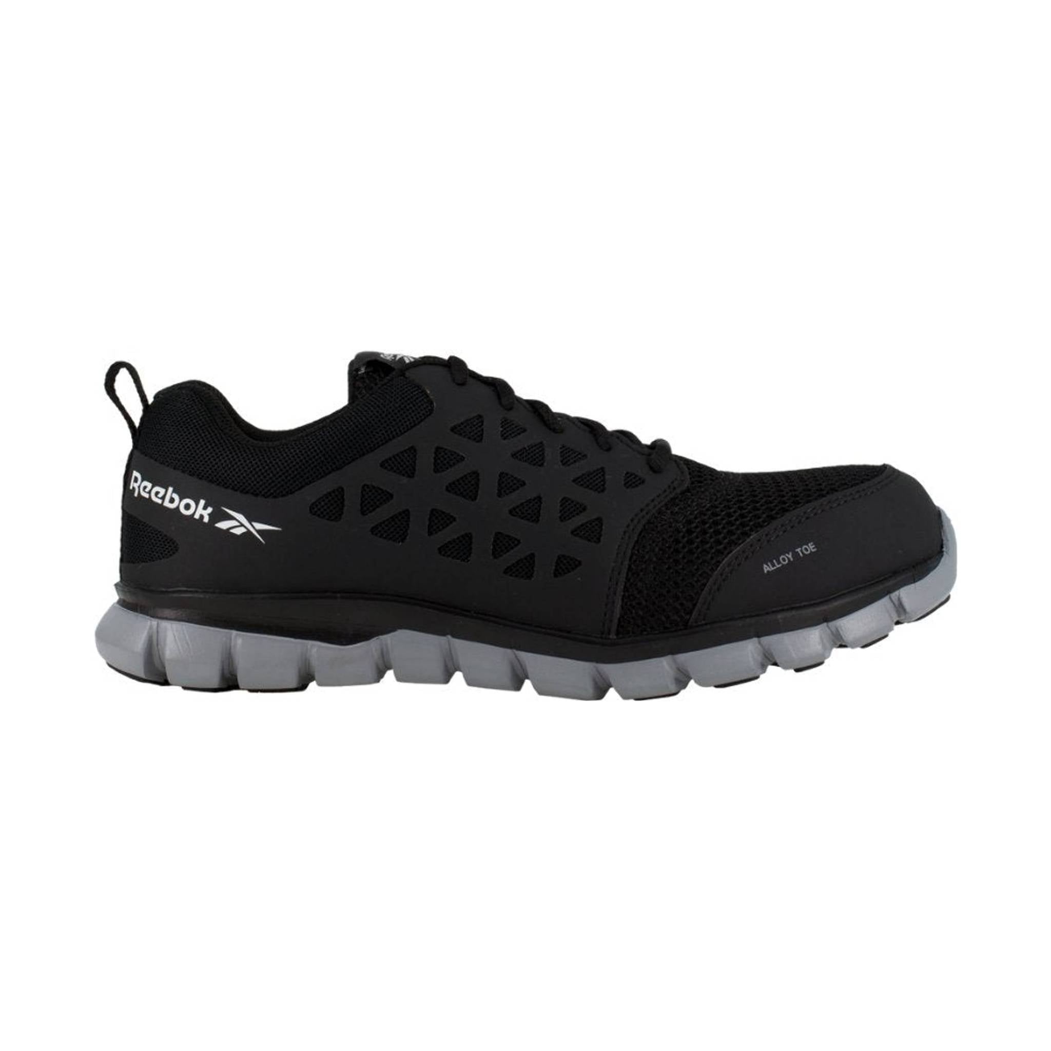 Reebok Work Men's Sublite Cushion Alloy Toe EH Work Shoe - Black by Lenny's Shoe & Apparel