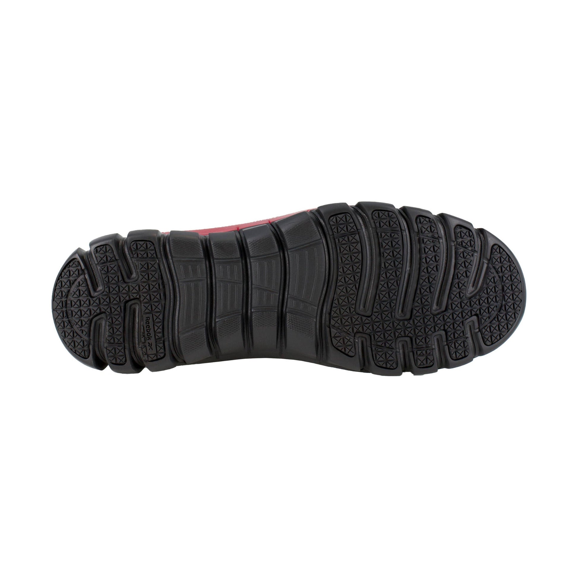 Reebok Work Men's Sublite Cushion Athletic Composite Toe Work Shoes - Black/Red by Lenny's Shoe & Apparel