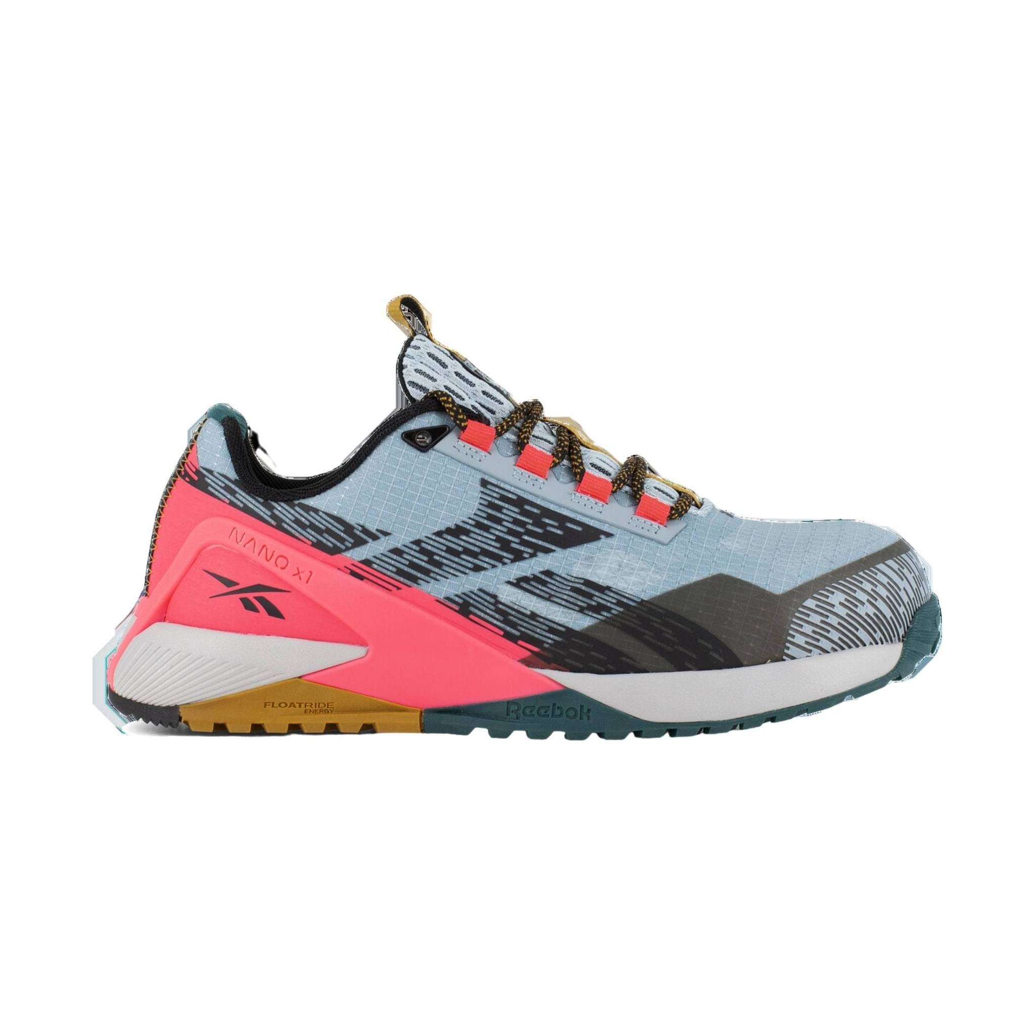 Reebok Work Women's Athletic Work Shoe Composite Toe - Blue/Salmon by Lenny's Shoe & Apparel