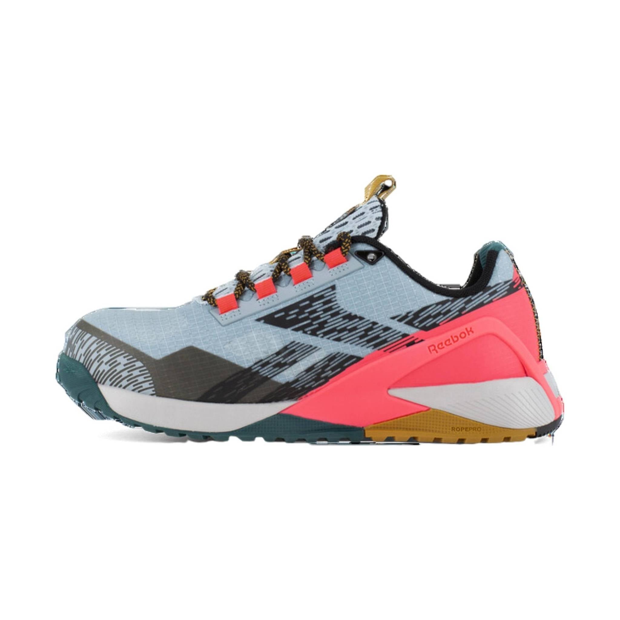 Reebok Work Women's Athletic Work Shoe Composite Toe - Blue/Salmon by Lenny's Shoe & Apparel