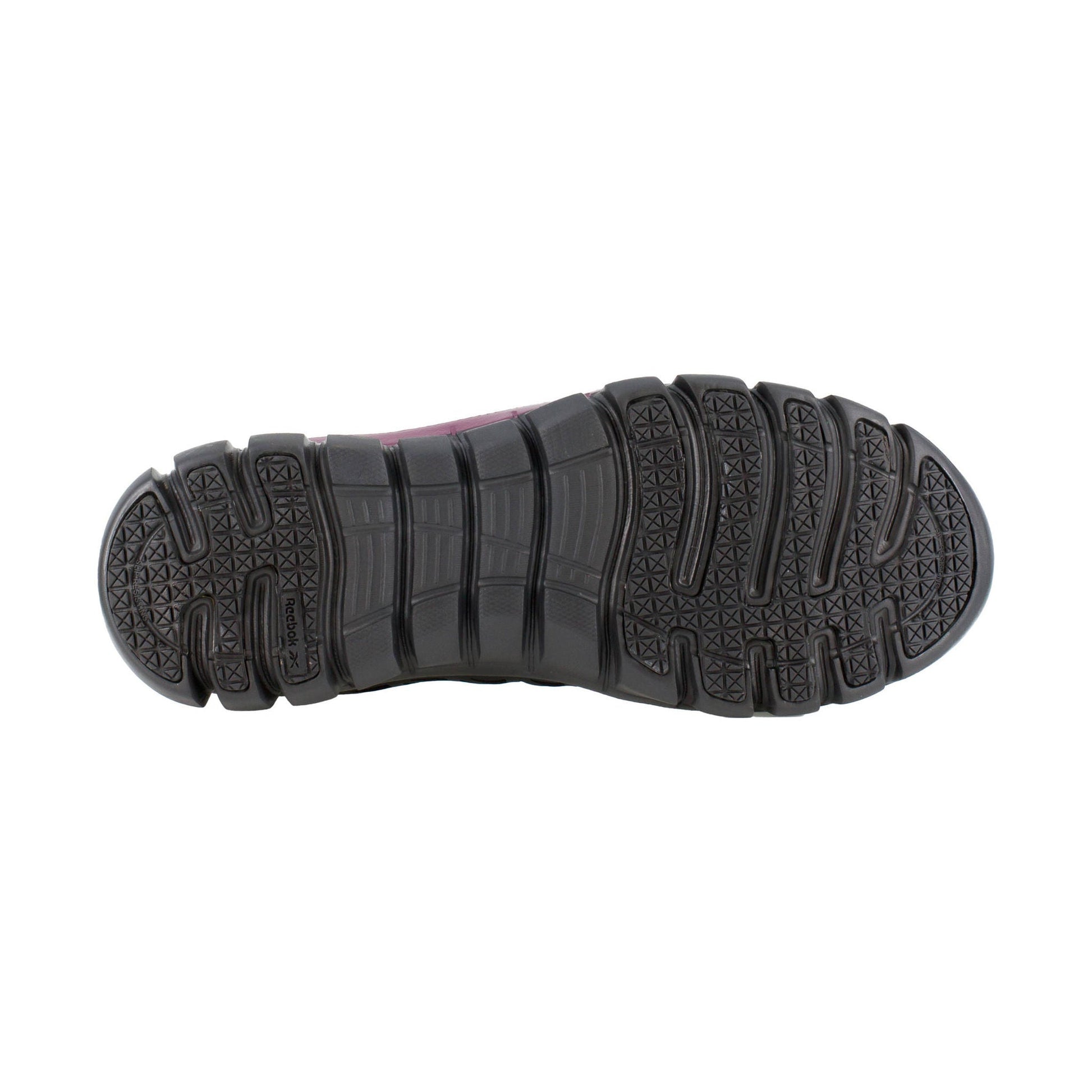 Reebok Work Women's Sublite Cushion Athletic Composite Toe Work Shoes - Black/Plum by Lenny's Shoe & Apparel