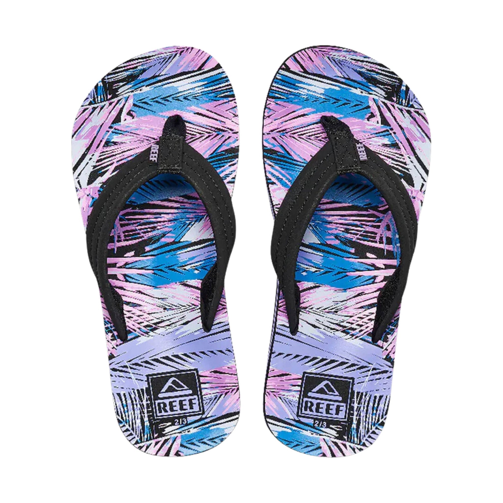 Reef Kids' Ahi Flip Flop - Palm Fronds by Lenny's Shoe & Apparel