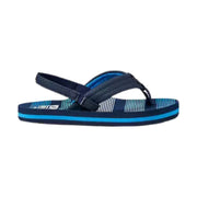 Reef Kids' Little Ahi Flip Flop - Deep Sea Stripes by Lenny's Shoe & Apparel