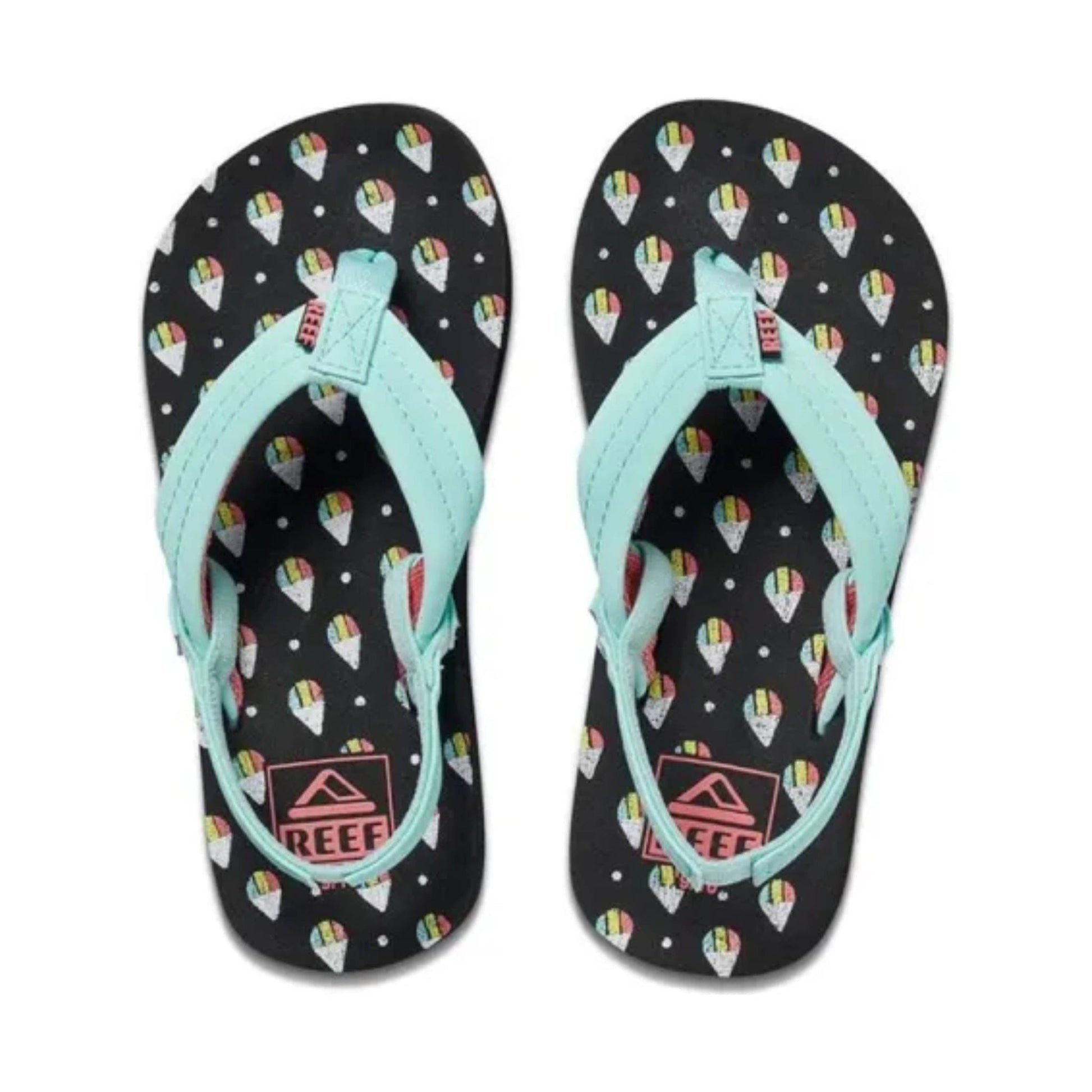 Reef Kids' Little Ahi Flip Flop - Snow Cone by Lenny's Shoe & Apparel