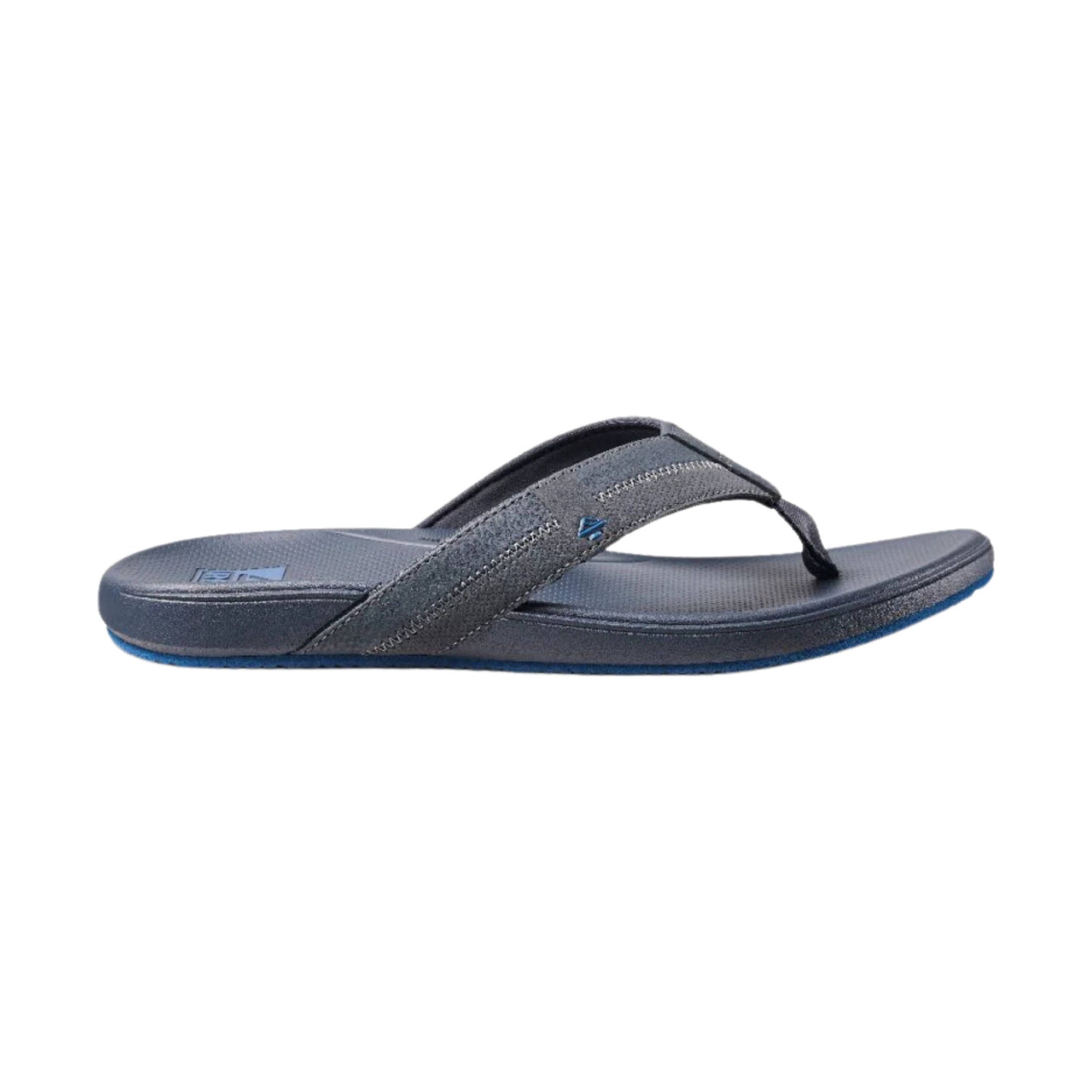 Reef Men's Cushion Phantom 2.0 Flip Flop - Grey/Blue by Lenny's Shoe & Apparel
