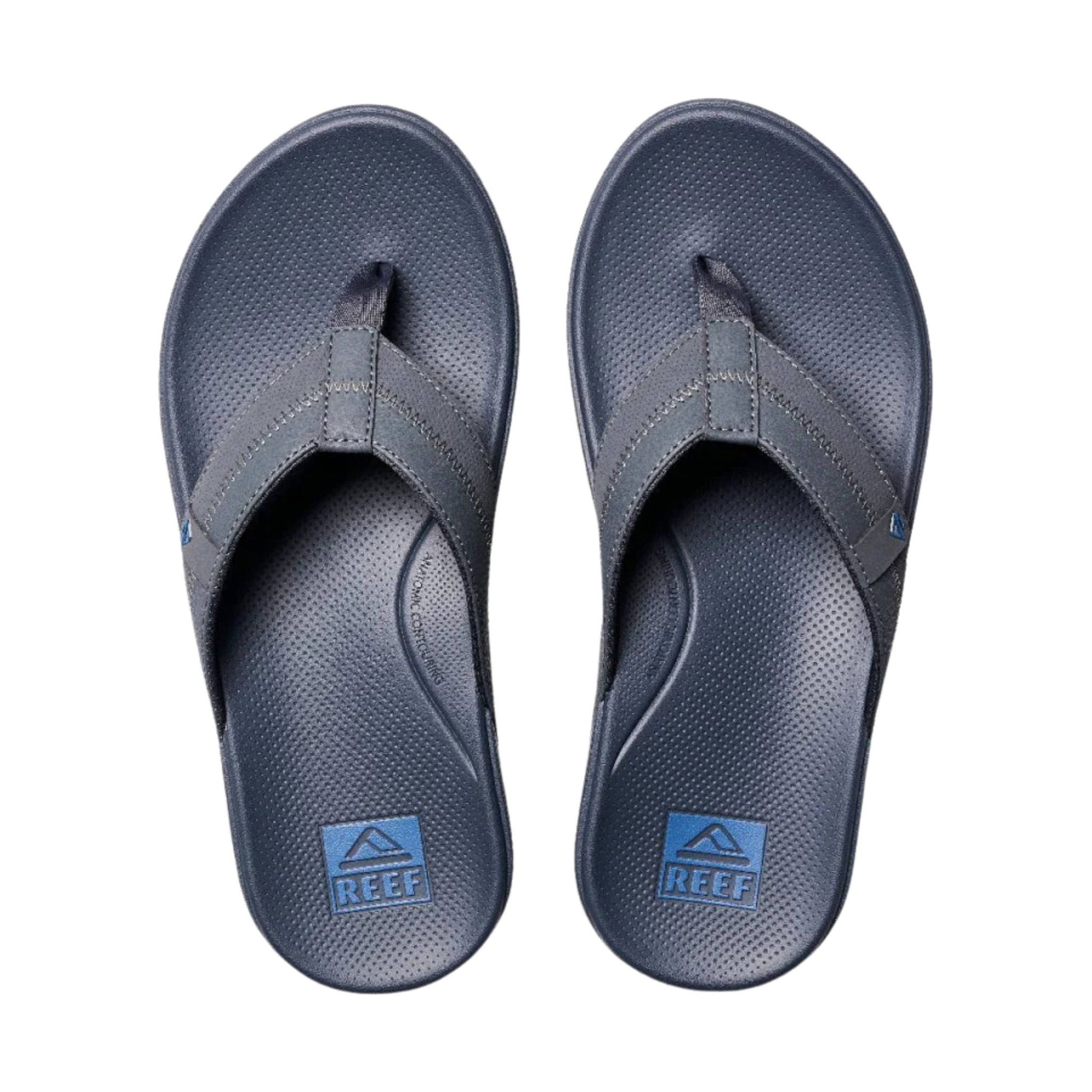 Reef Men's Cushion Phantom 2.0 Flip Flop - Grey/Blue by Lenny's Shoe & Apparel