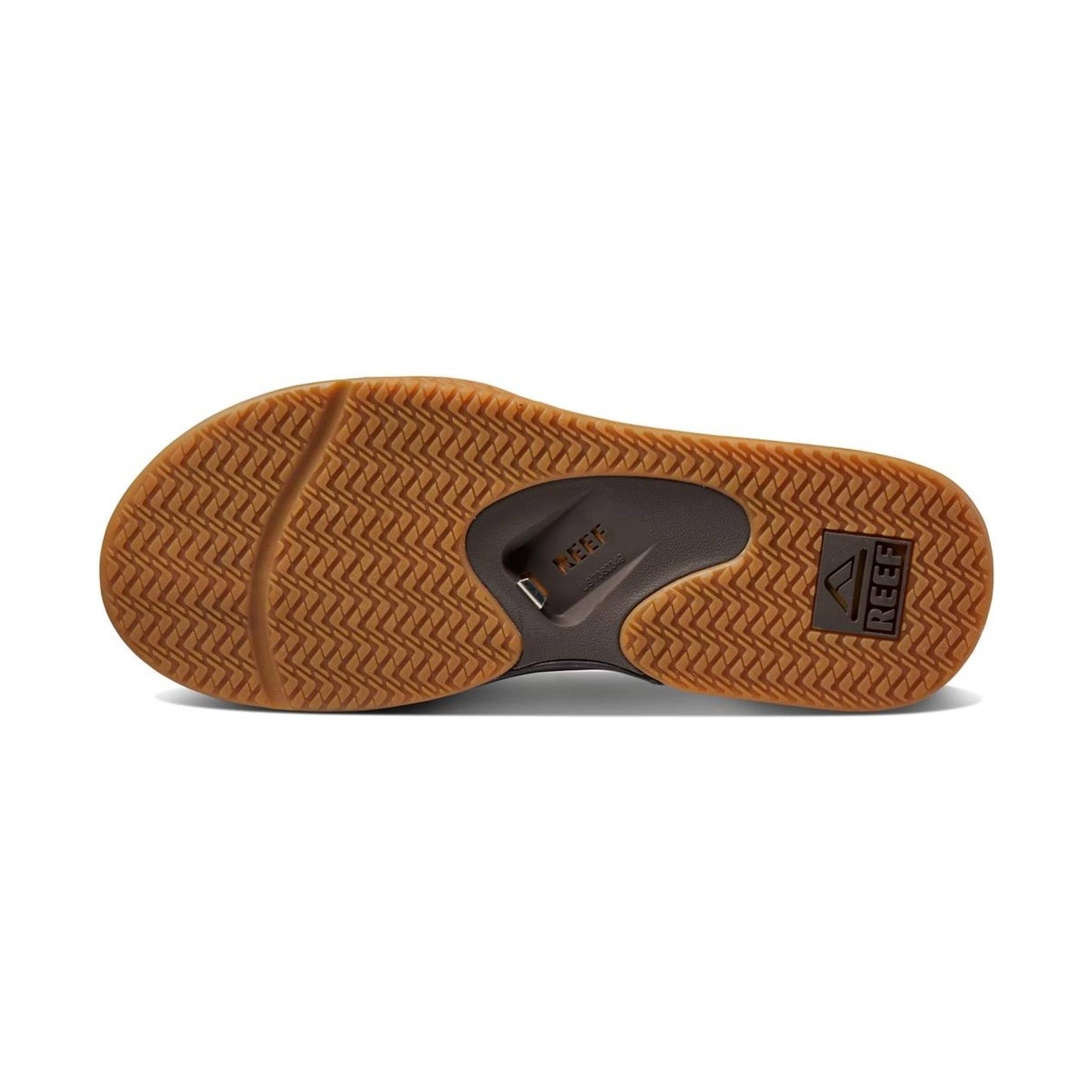 Reef Men's Fanning Flip Flop - Black by Lenny's Shoe & Apparel