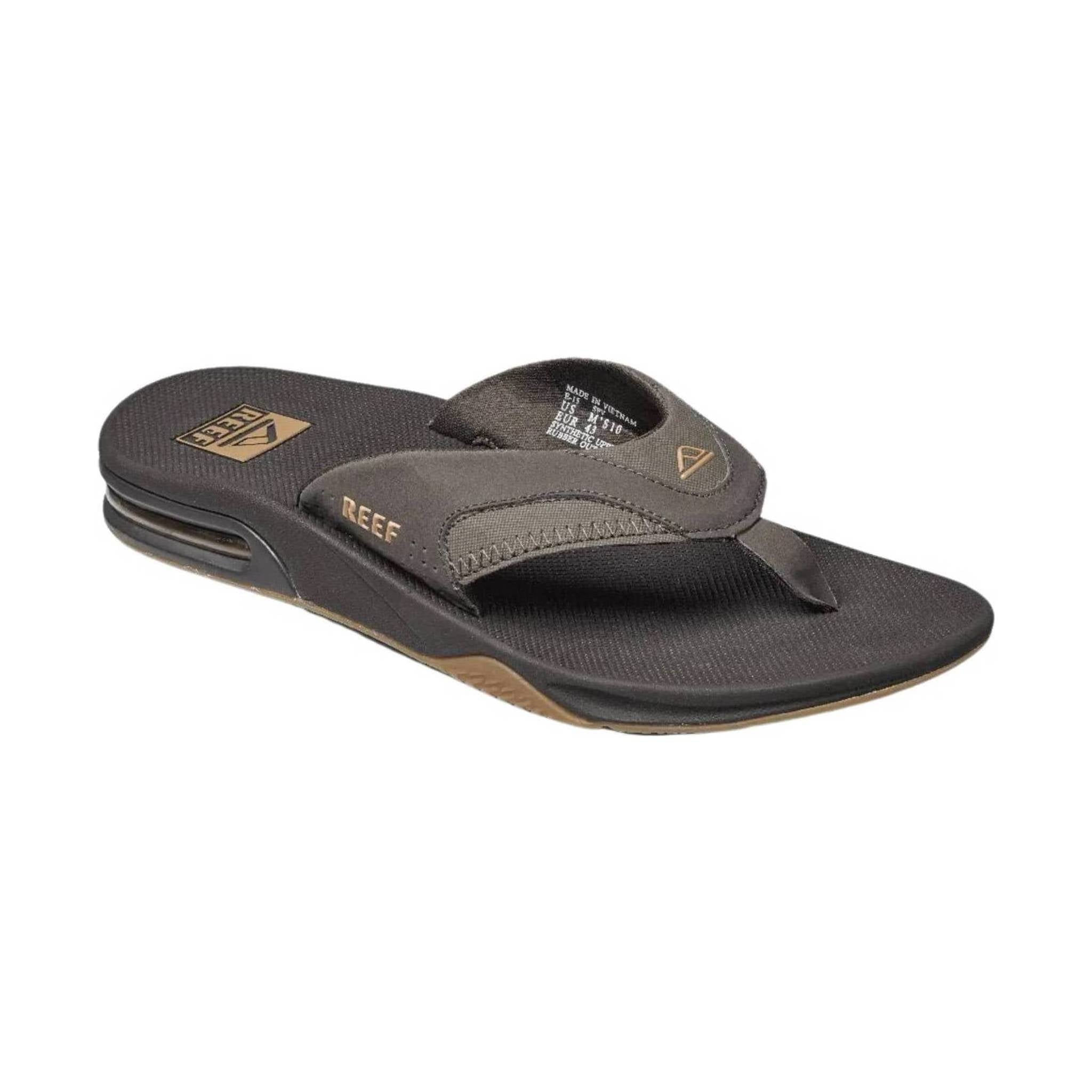 Reef Men's Fanning Flip Flop - Brown/Gum by Lenny's Shoe & Apparel