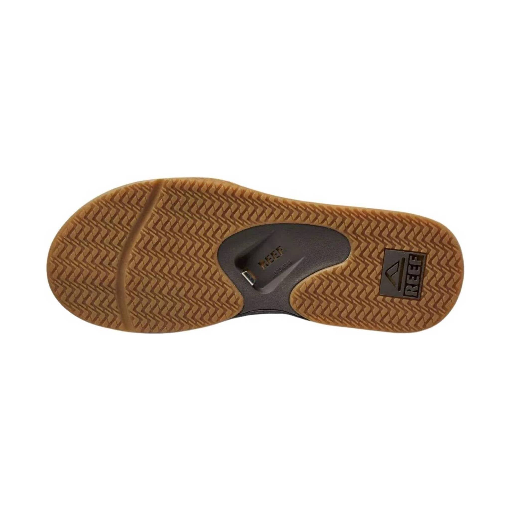 Reef Men's Fanning Flip Flop - Brown/Gum by Lenny's Shoe & Apparel
