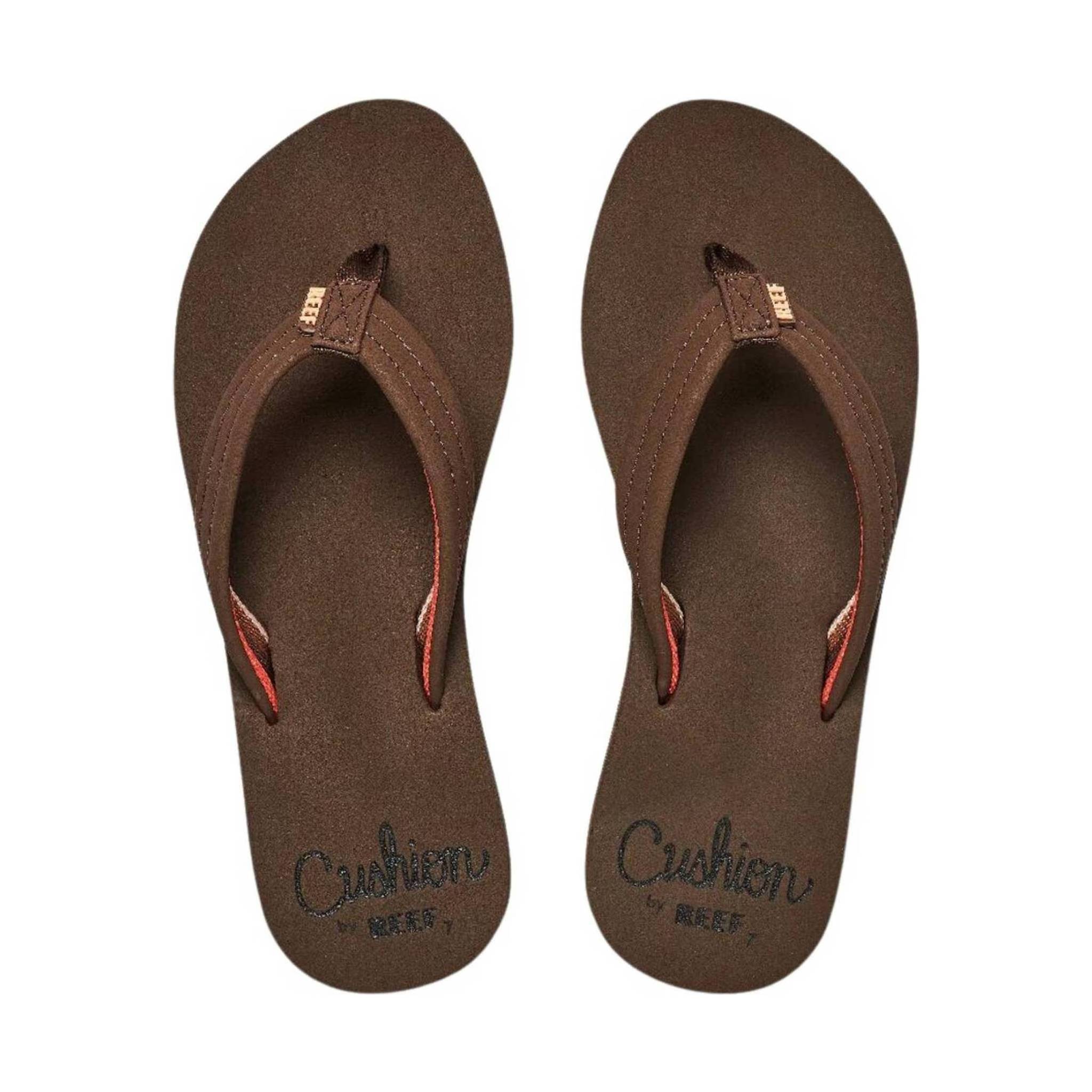 Reef Women's Cushion Breeze Flip Flop - Chocolate by Lenny's Shoe & Apparel