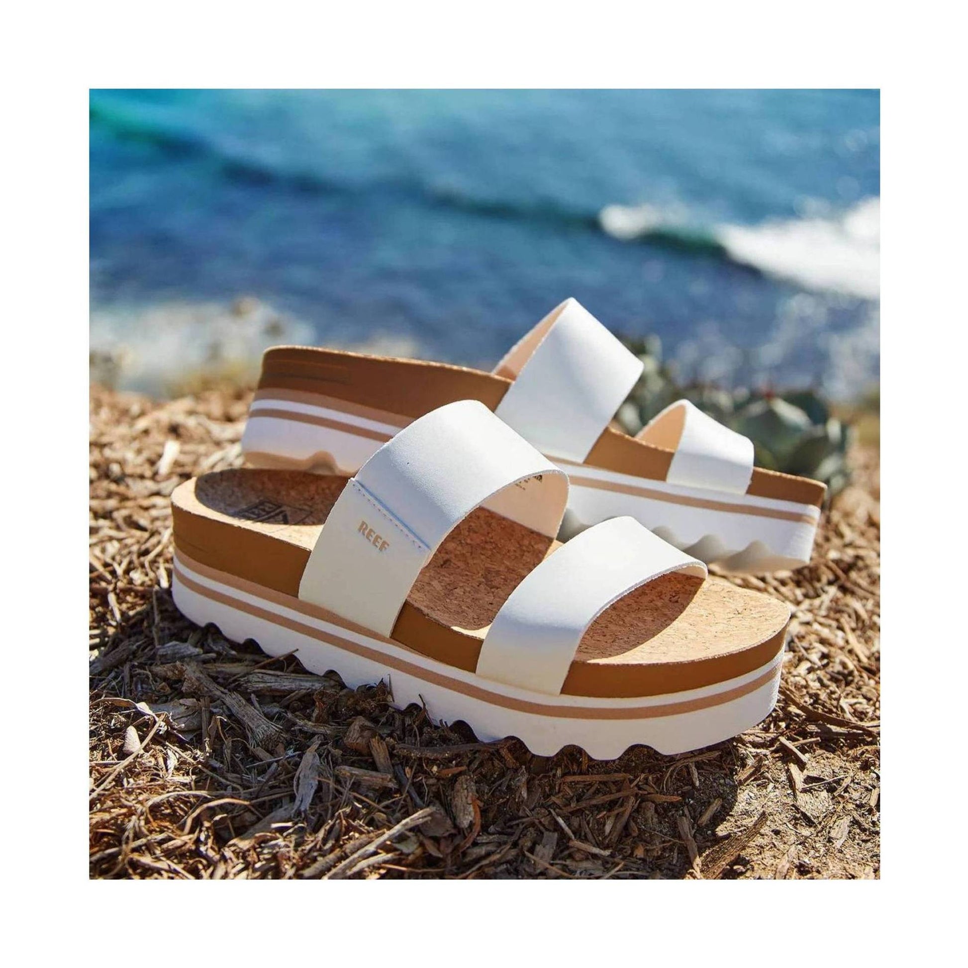 Reef Women's Cushion Vista Hi Sandal - Cloud by Lenny's Shoe & Apparel