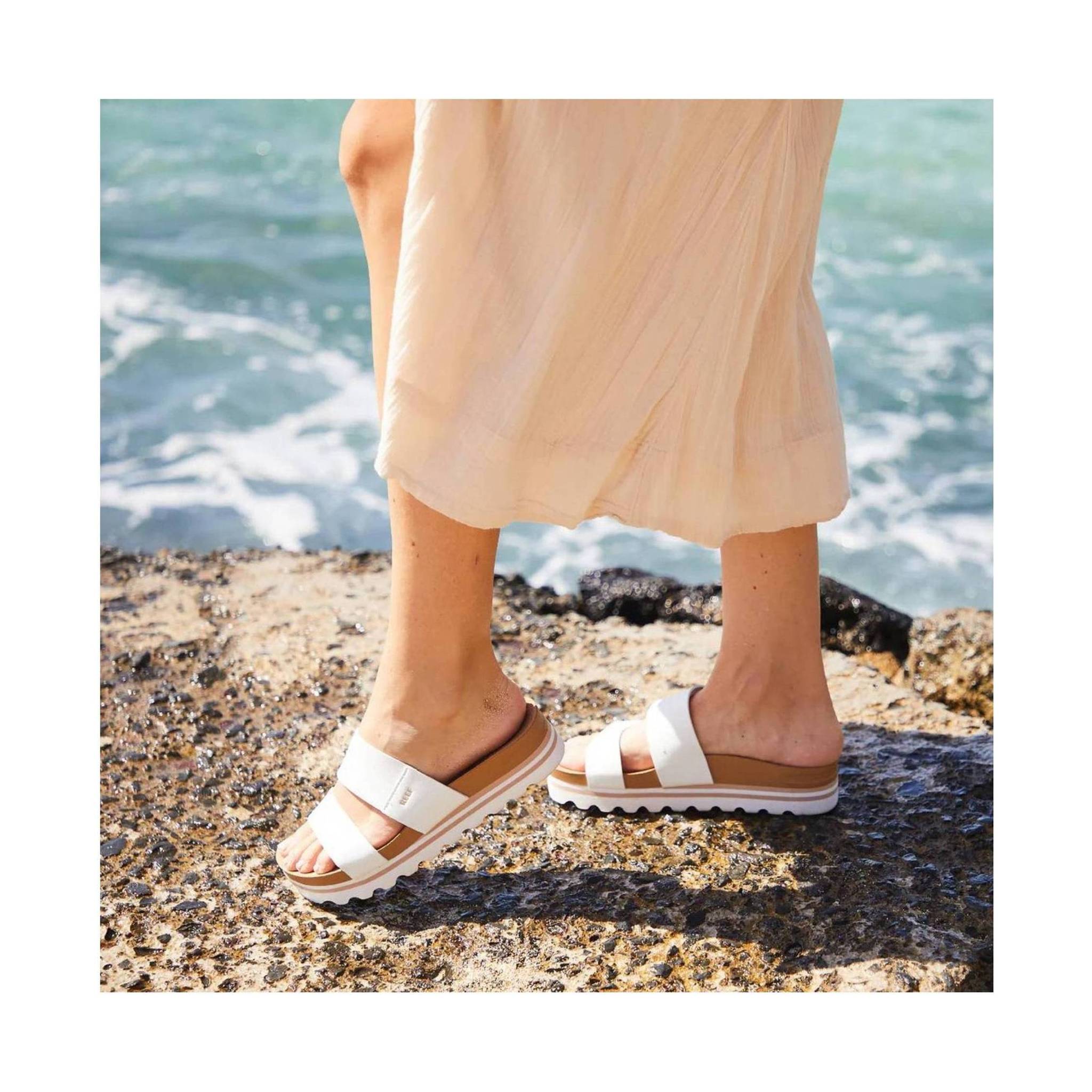 Reef Women's Cushion Vista Hi Sandal - Cloud by Lenny's Shoe & Apparel