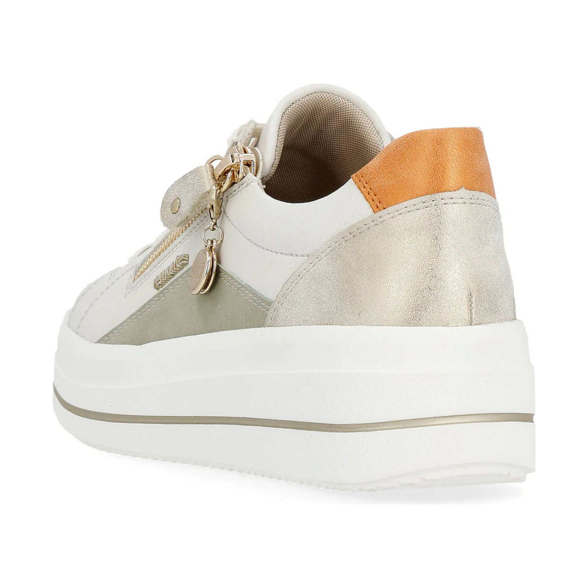 Remonte Women's Julika 01 Shoes - Off White/Salbei/Muschel/Orange by Lenny's Shoe & Apparel
