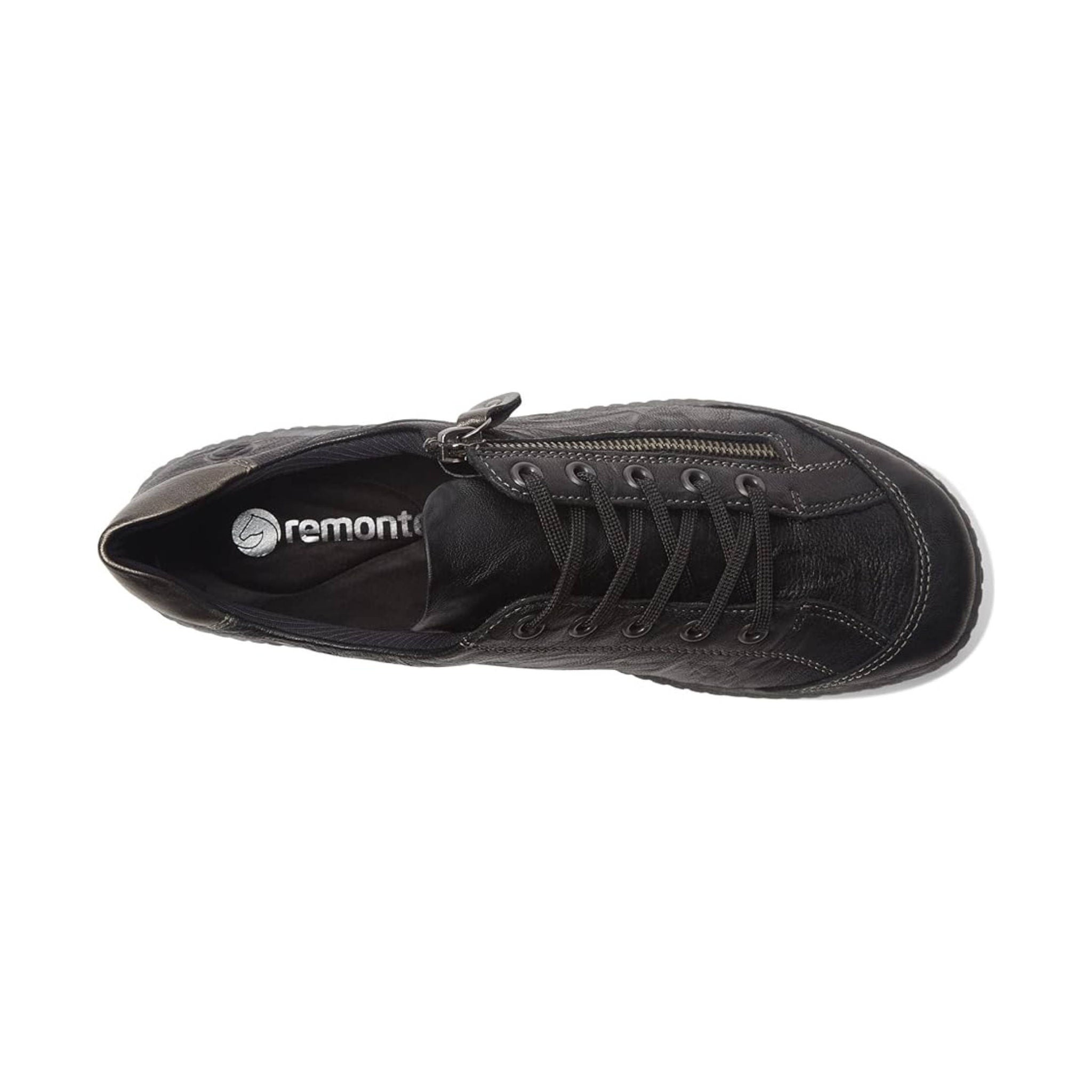 Remonte Women's LIV Low Casual Shoes - Black by Lenny's Shoe & Apparel