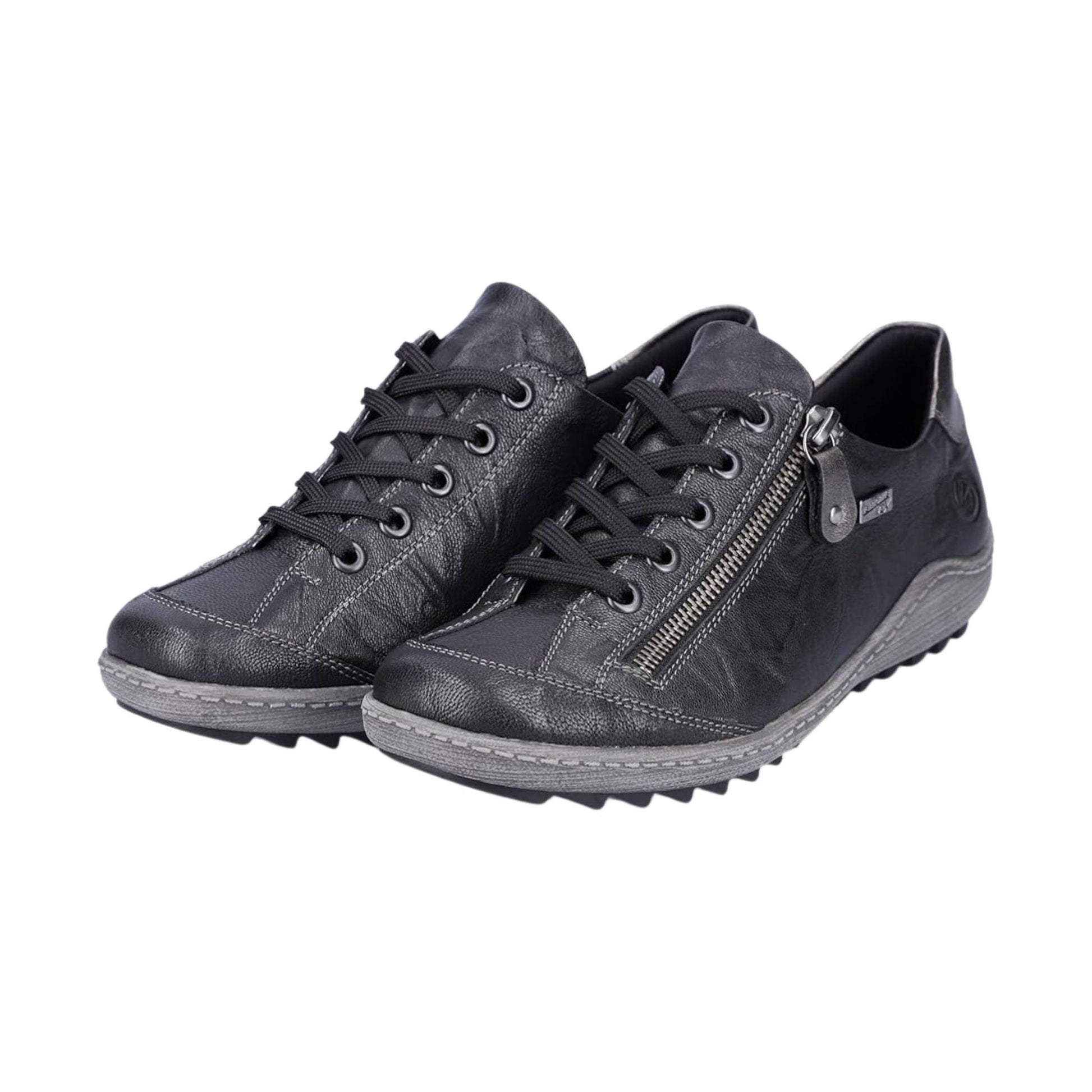 Remonte Women's LIV Low Casual Shoes - Black by Lenny's Shoe & Apparel