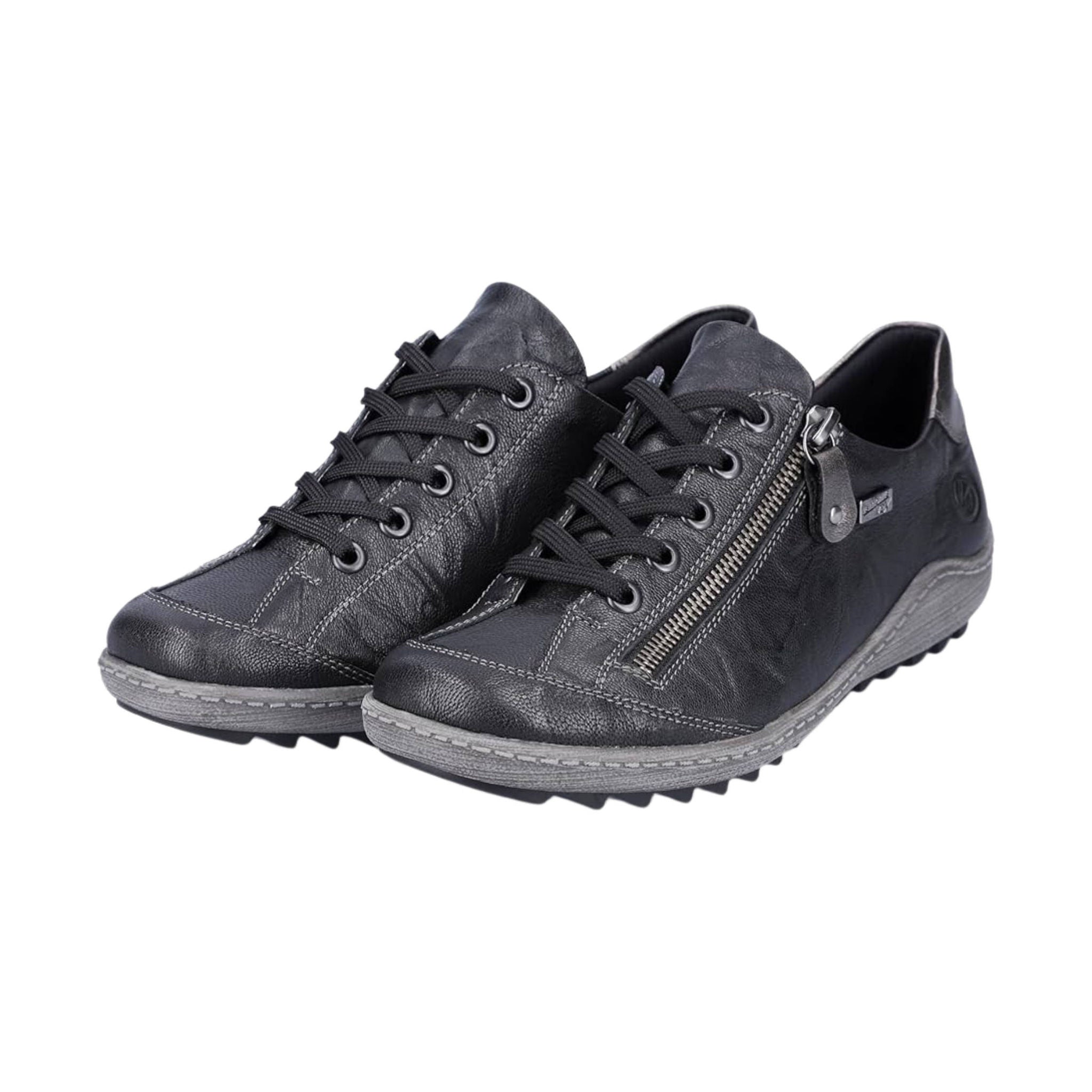 Remonte Women's LIV Low Casual Shoes - Black by Lenny's Shoe & Apparel