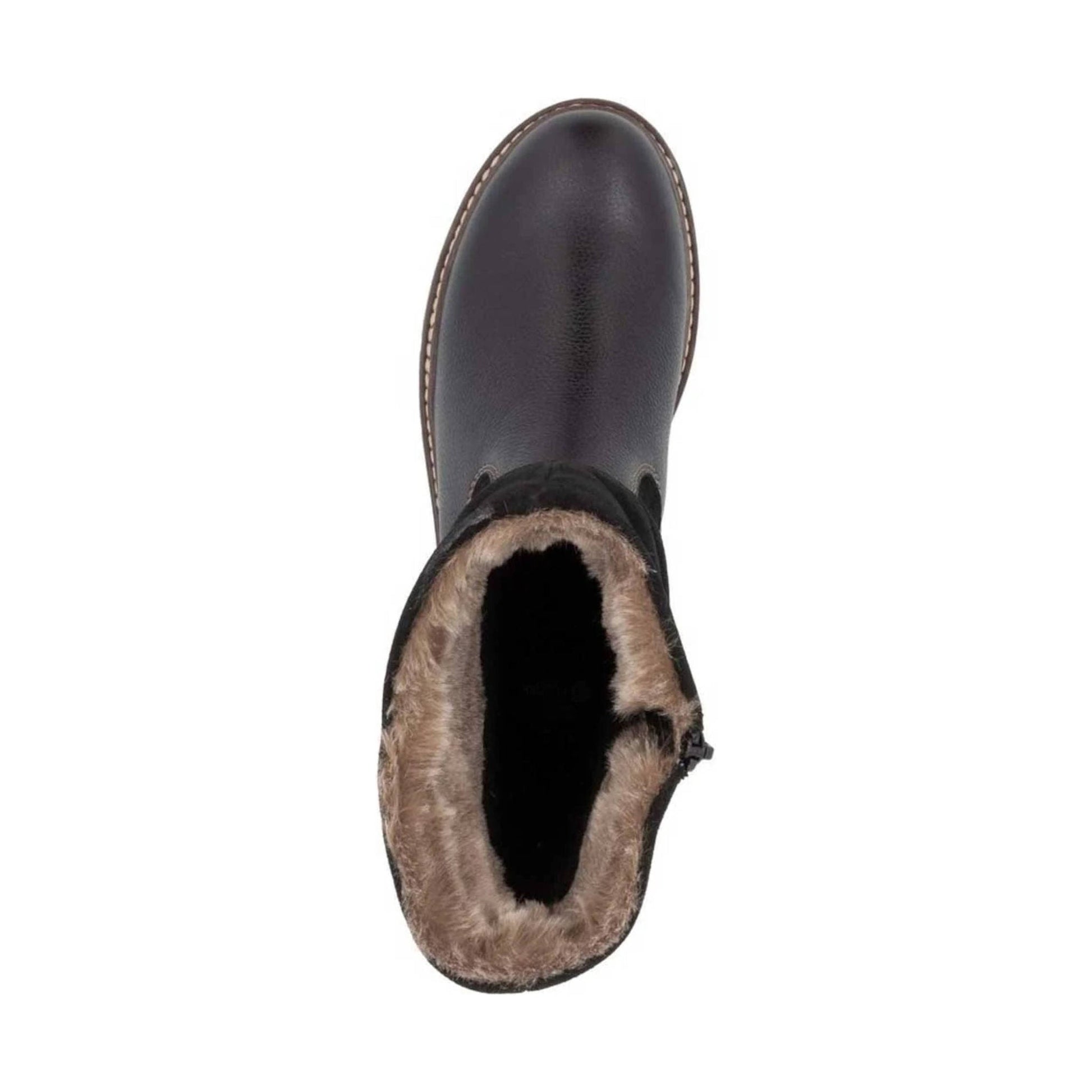 Remonte Women's Stefanie Slouch Mid Calf Boots - Black by Lenny's Shoe & Apparel