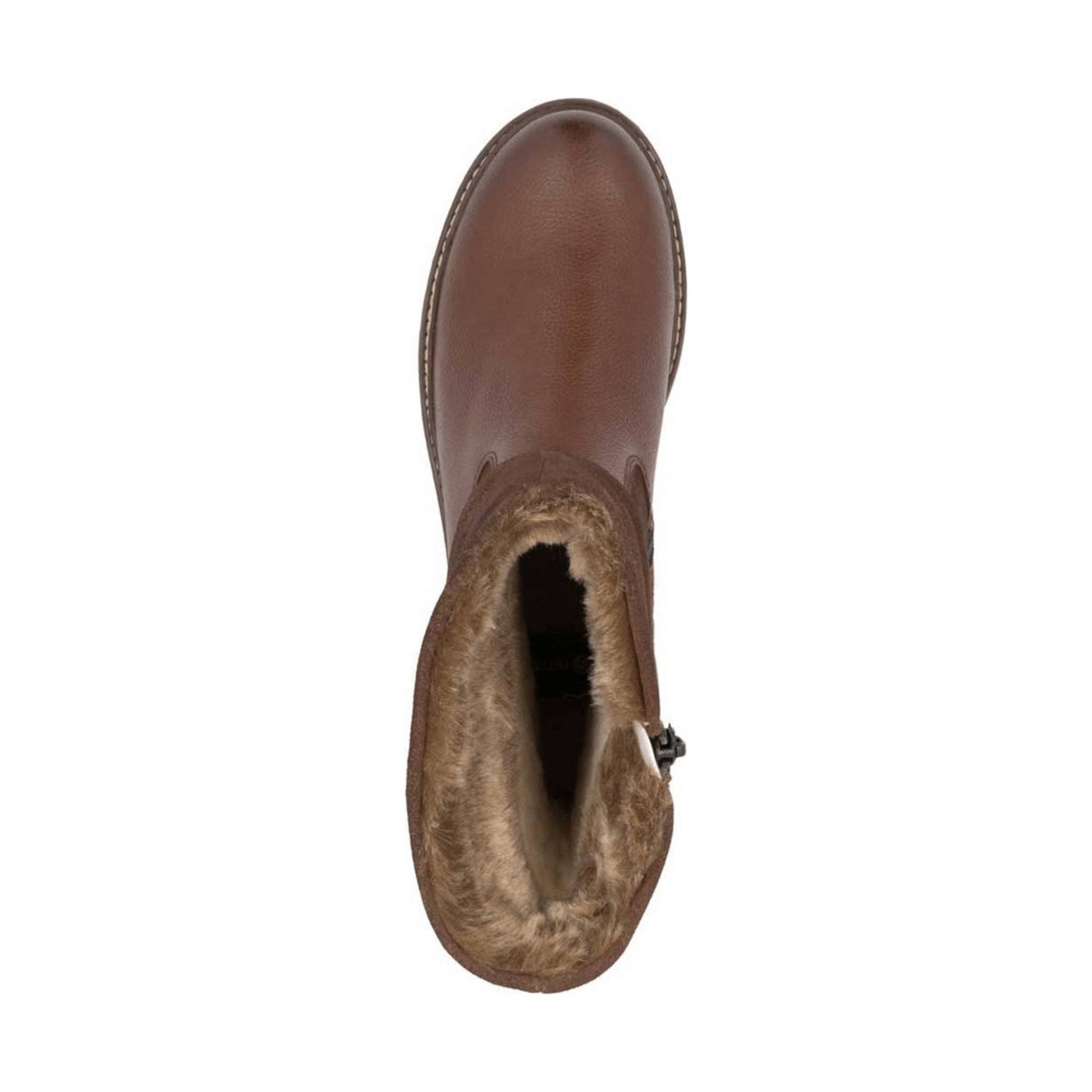 Remonte Women's Stefanie Slouch Mid Calf Boots - Brown by Lenny's Shoe & Apparel