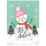 Candy Shoppe Christmas Card Set - Let It Snow Snowman