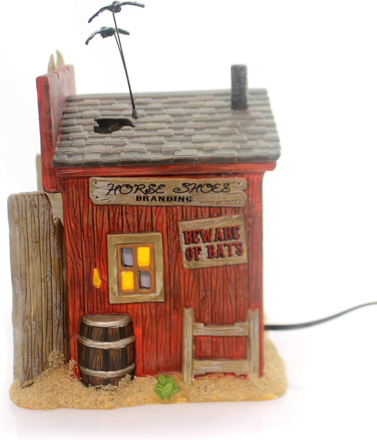 Halloween Village Hackmann' Blacksmith Shop
