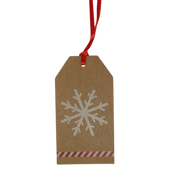 Christmas Luggage Gift Tag - Snowflake