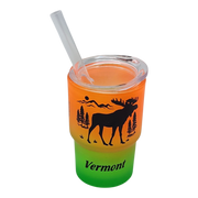 Vermont Glass Moose 2oz Shooter - Twilight Chill