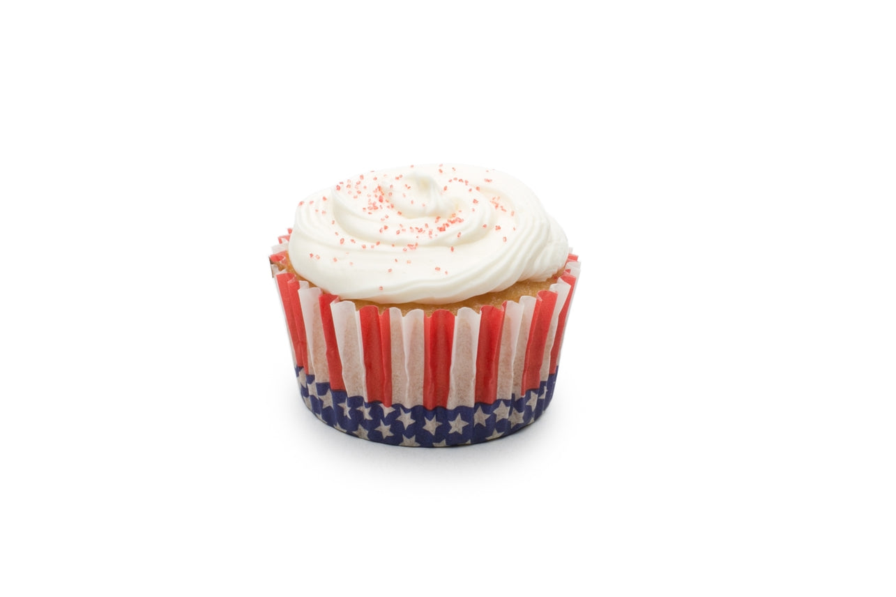 Patriotic Cupcake Liners -  50 Count