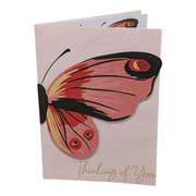 Watercolor Butterfly - Thinking of You Card