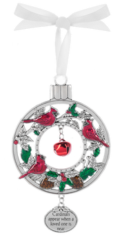 Jingle Bell Ornament - Cardinals Appea When A Loved One Is Near