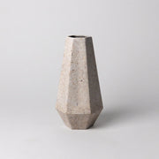 Rice Husk Geometric Vase by Wild Lark