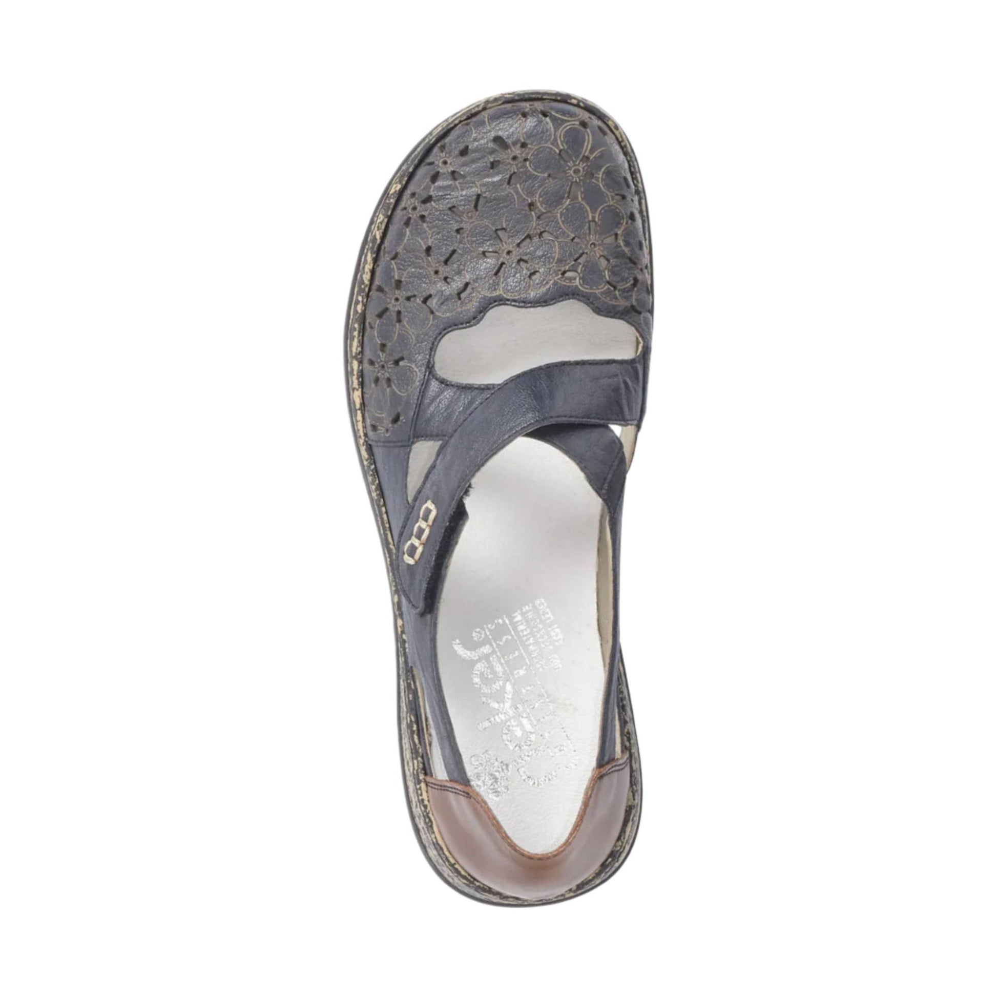 Rieker Women's Daisy H4 Shoes - Blue/Pazifik/Mogano by Lenny's Shoe & Apparel