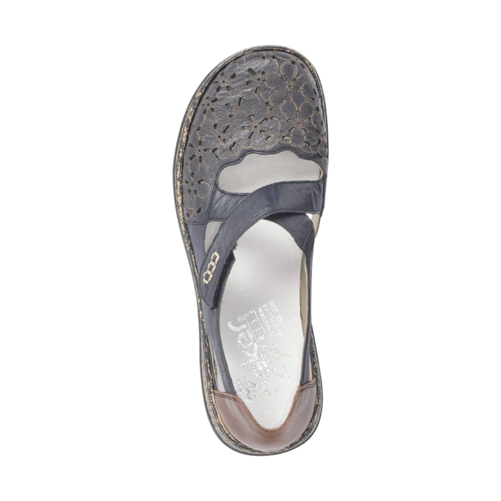 Rieker Women's Daisy H4 Shoes - Blue/Pazifik/Mogano by Lenny's Shoe & Apparel