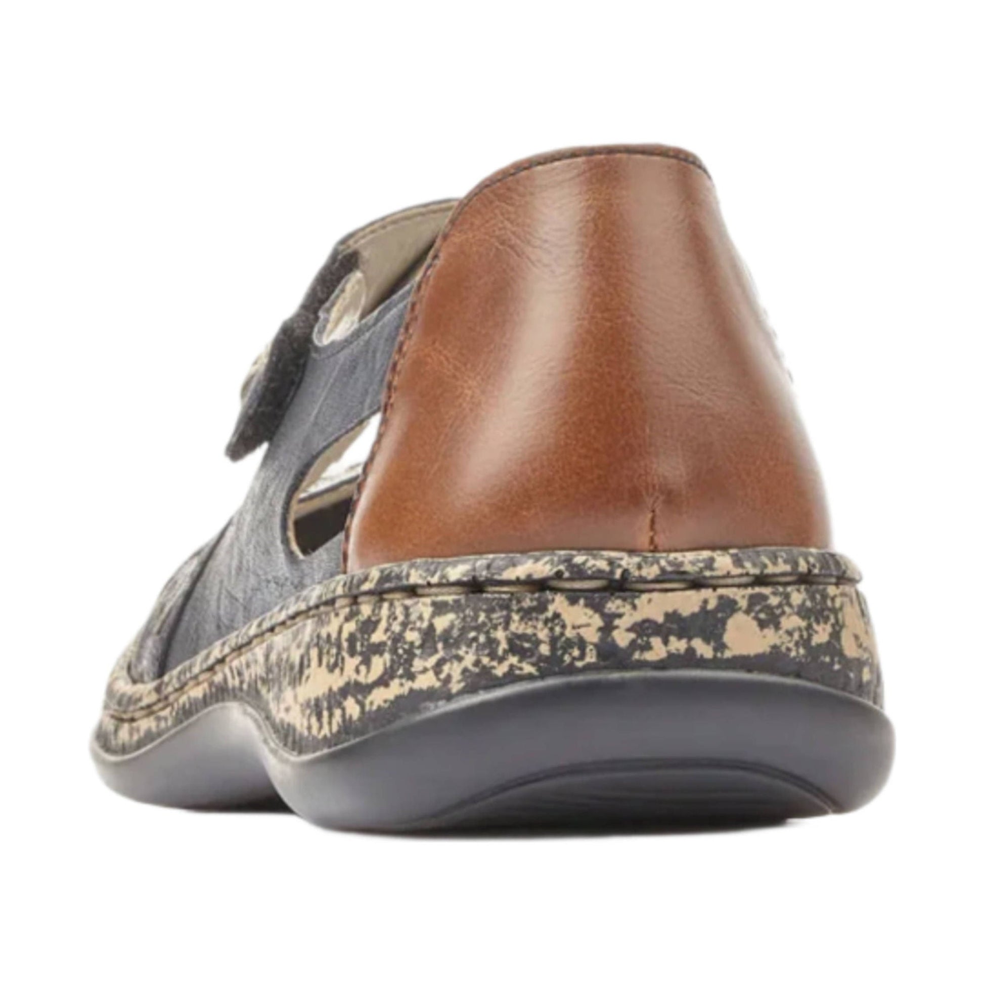 Rieker Women's Daisy H4 Shoes - Blue/Pazifik/Mogano by Lenny's Shoe & Apparel