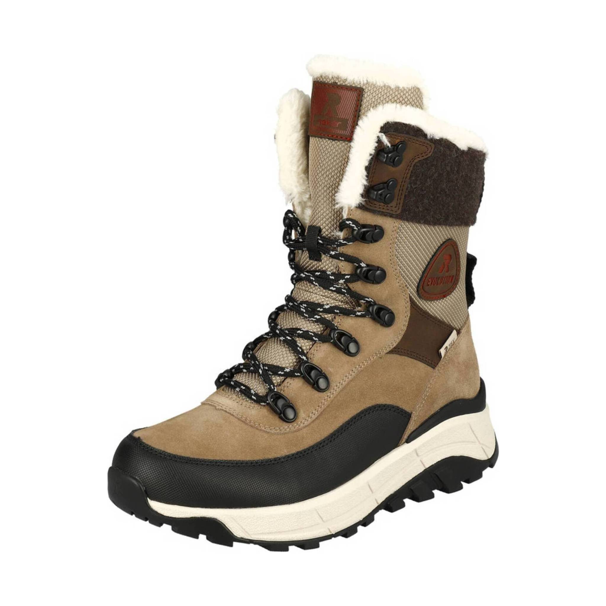 Rieker Women's Deborah Boots - Beige by Lenny's Shoe & Apparel
