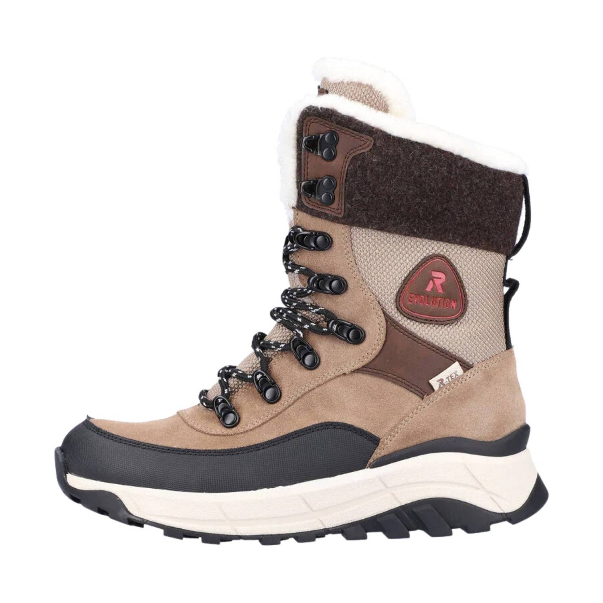 Rieker Women's Deborah Boots - Beige by Lenny's Shoe & Apparel
