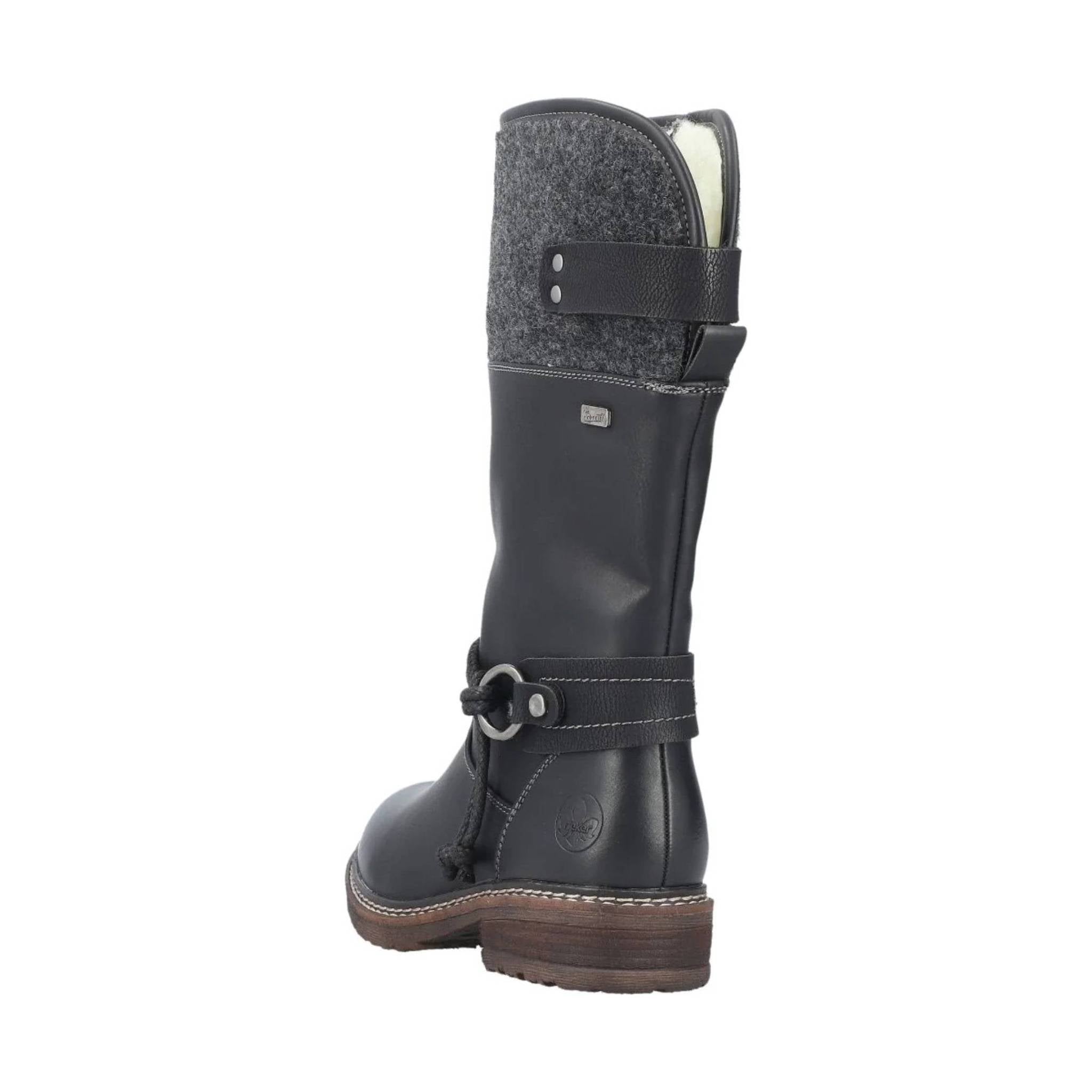 Rieker Women's Dominka Boots - Black by Lenny's Shoe & Apparel