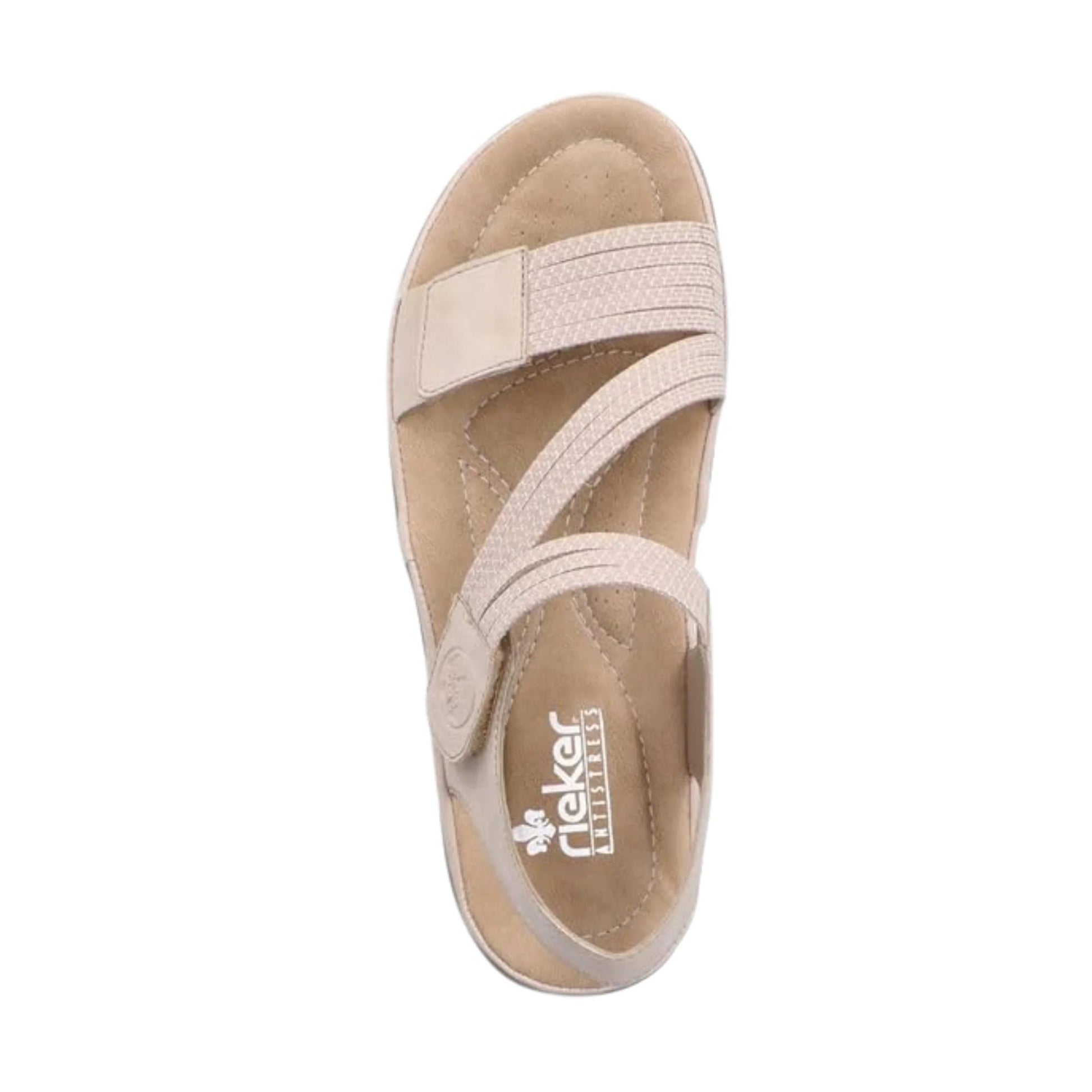 Rieker Women's Franja Sandals - Ginger/Cliff-Weiss by Lenny's Shoe & Apparel