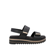 Rieker Women's Jocelyn Sandals - Black by Lenny's Shoe & Apparel