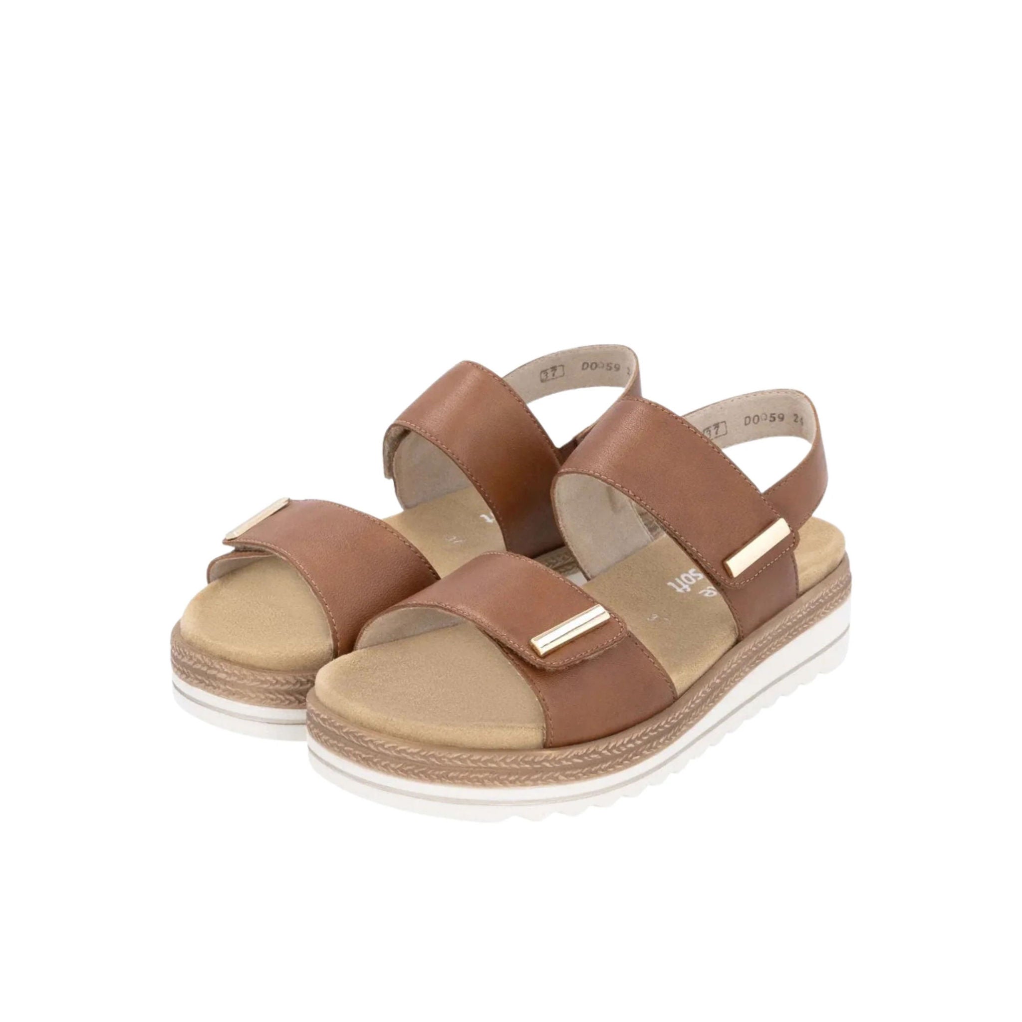 Rieker Women's Jocelyn Sandals - Muskat by Lenny's Shoe & Apparel