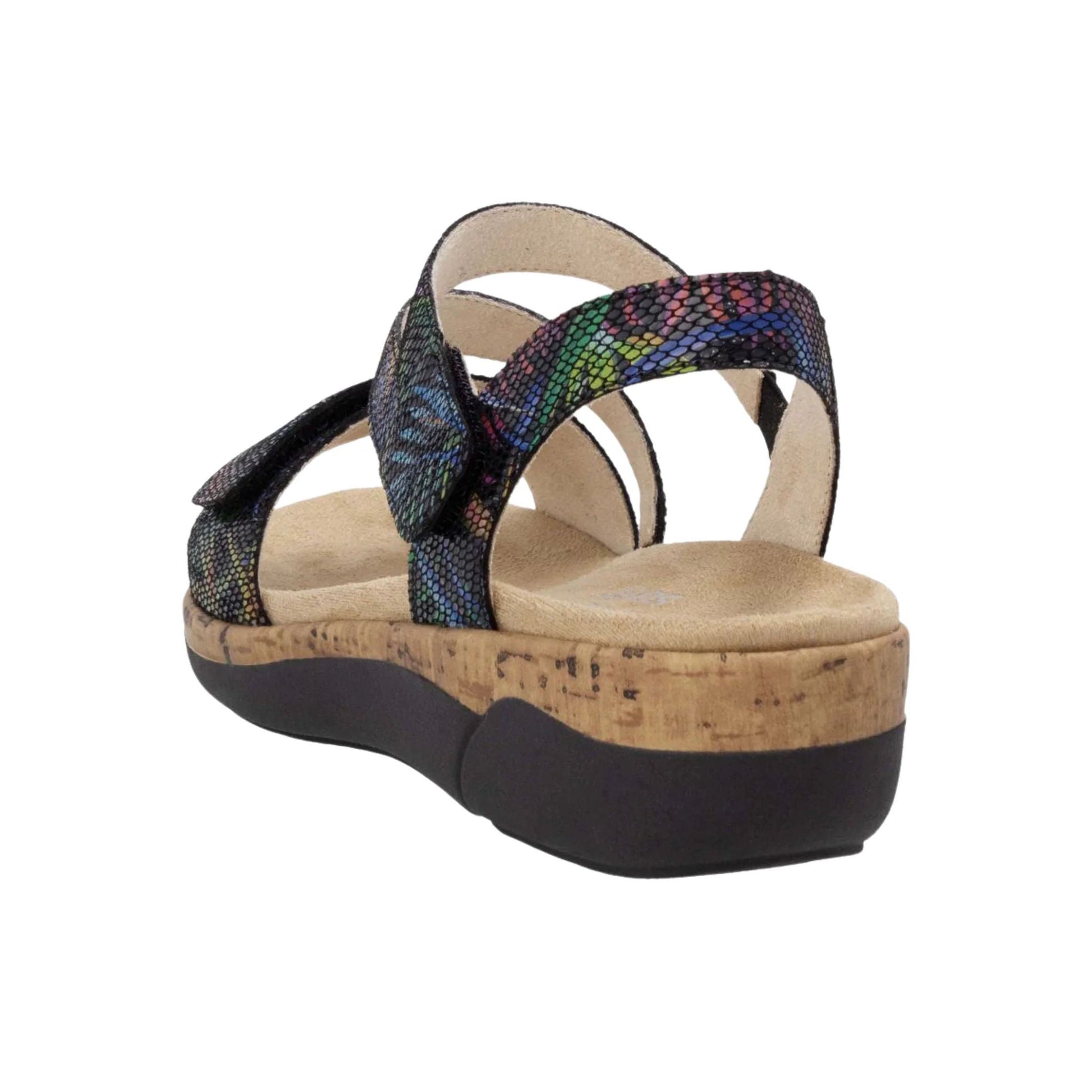 Rieker Women's Jocelyn Sandals - Schwarz Multi by Lenny's Shoe & Apparel