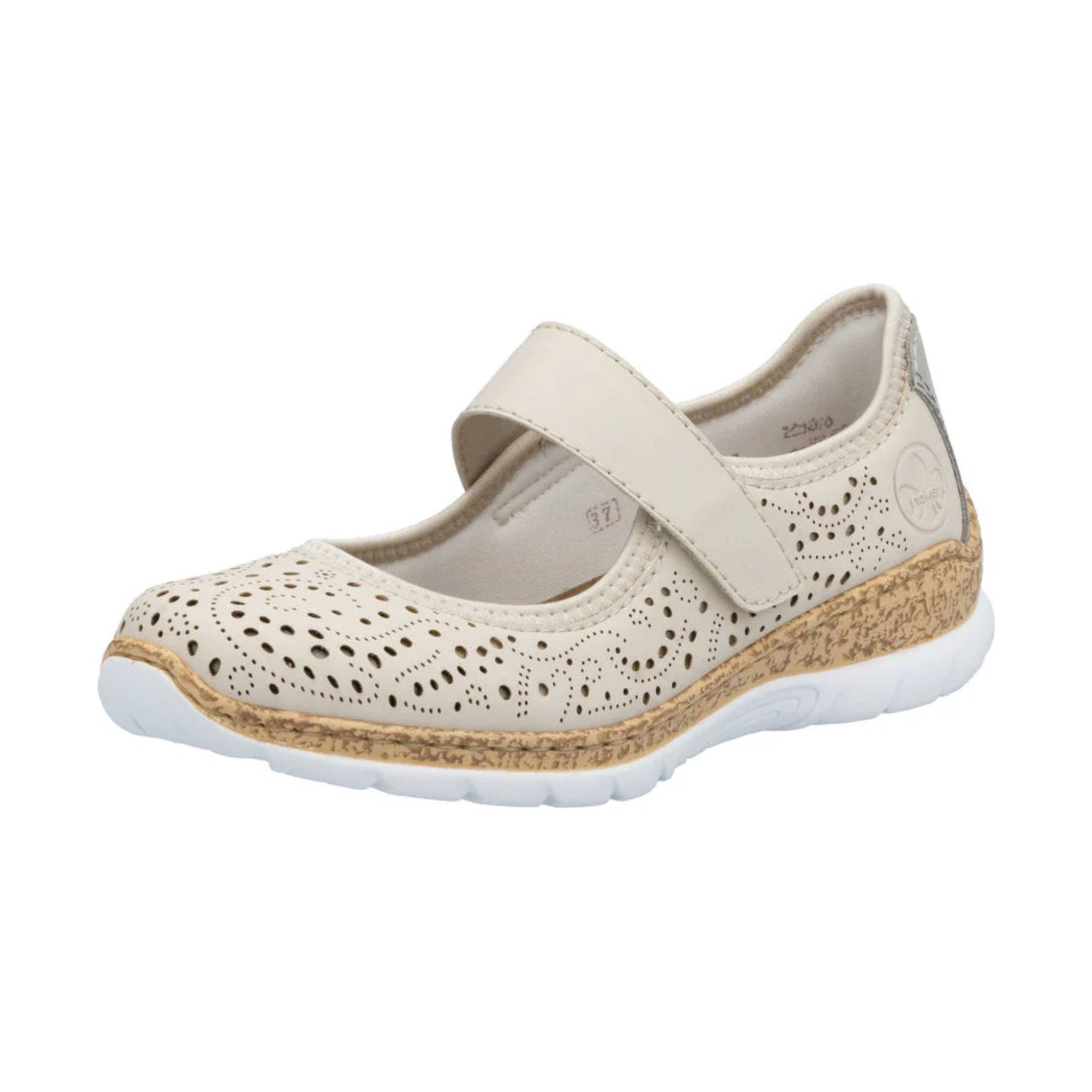 Rieker Women's Nikita 99 Shoes - Perle/Cement/Perlcreme by Lenny's Shoe & Apparel
