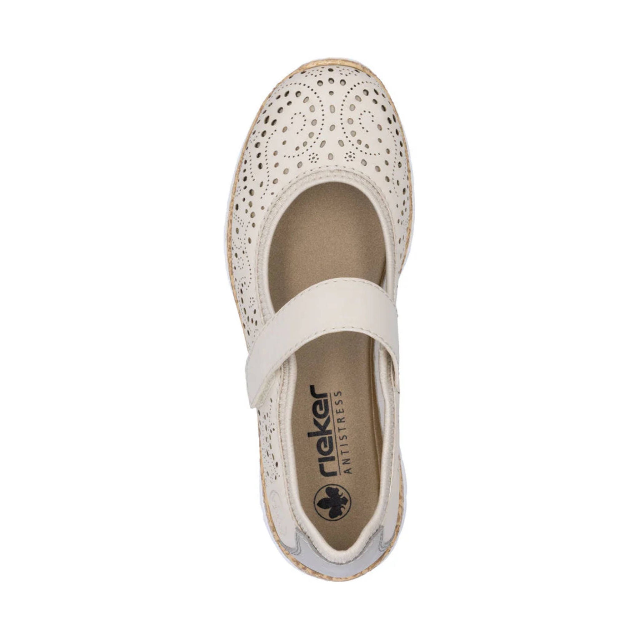 Rieker Women's Nikita 99 Shoes - Perle/Cement/Perlcreme by Lenny's Shoe & Apparel