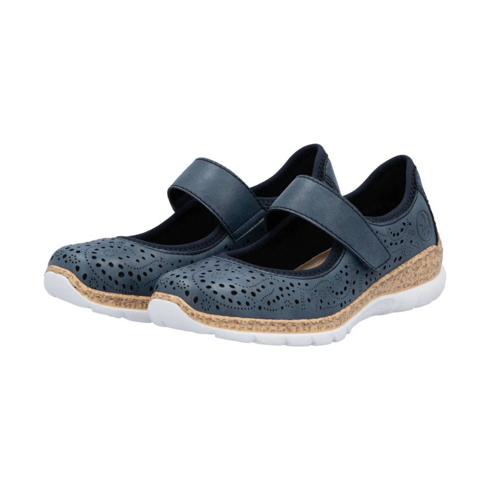 Rieker Women's Nikita 99 Shoes - Royal/Navy by Lenny's Shoe & Apparel