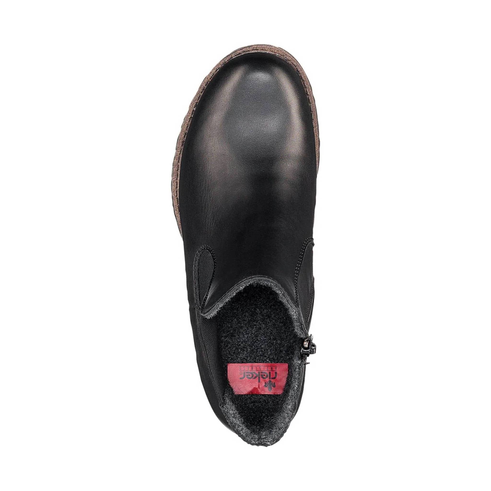 Rieker Women's Payton Boots - Black by Lenny's Shoe & Apparel