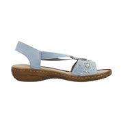 Rieker Women's Regina Sandal - Aqua by Lenny's Shoe & Apparel
