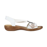 Rieker Women's Regina Sandal - White by Lenny's Shoe & Apparel