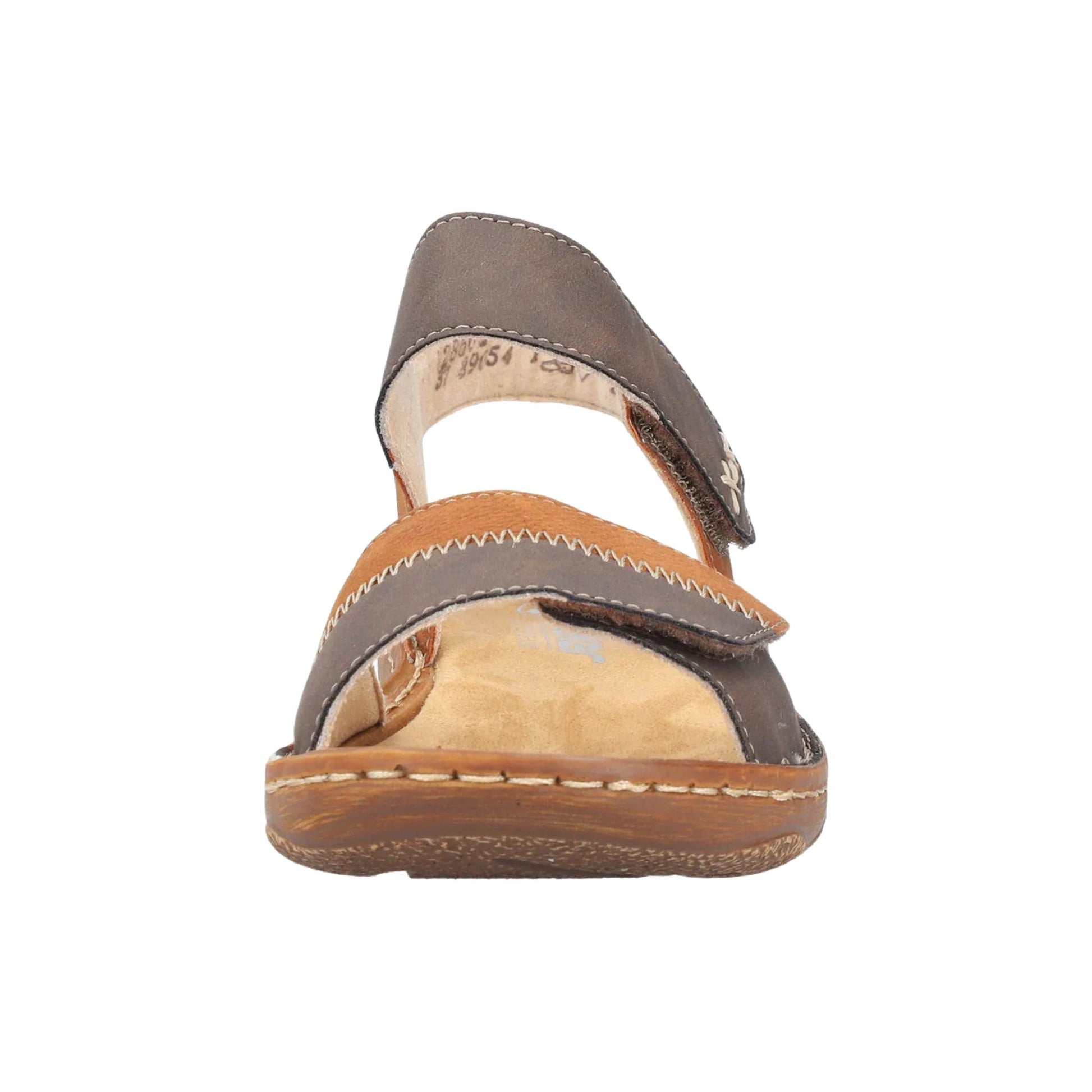 Rieker Women's Regina Sandals - Chocolate/Cognac by Lenny's Shoe & Apparel